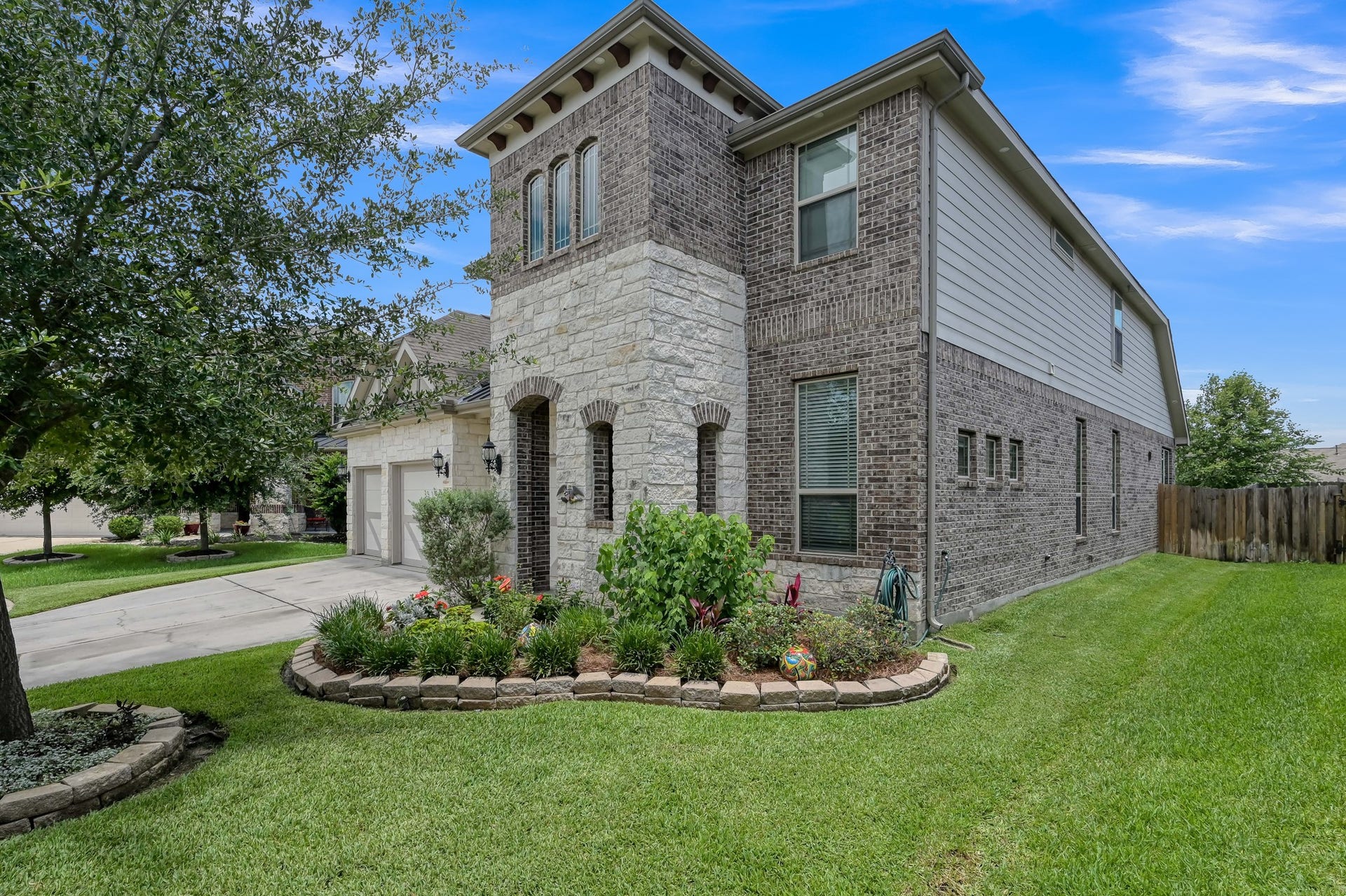 A majestic home situated on a much sought after large cul-de-sac lot.