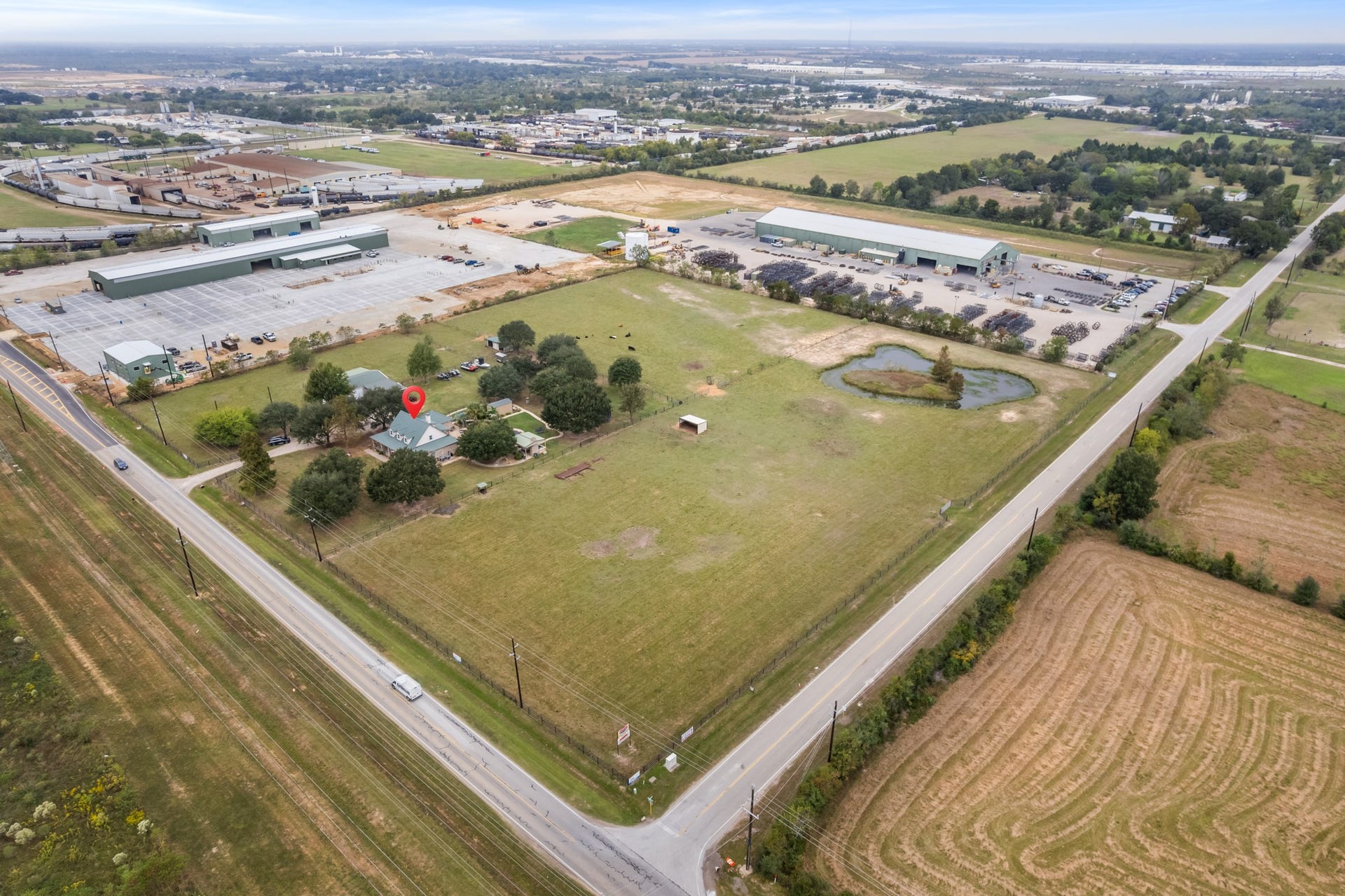 28030 Betka Road, Hockley, TX 77447 corner property with easy access to 290