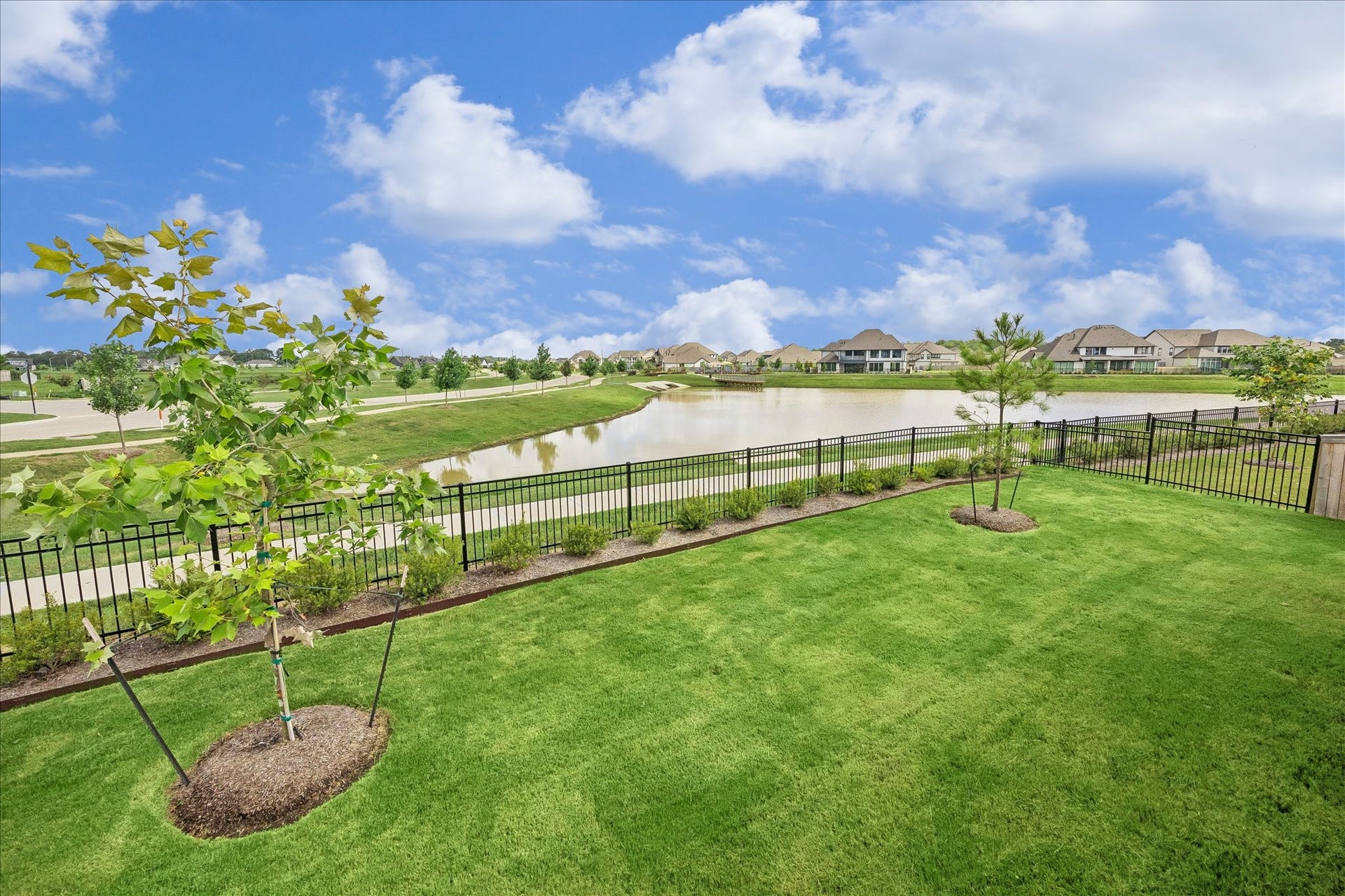32438 Violet Dancer Court, Fulshear, TX 77441 Another view from backyard.