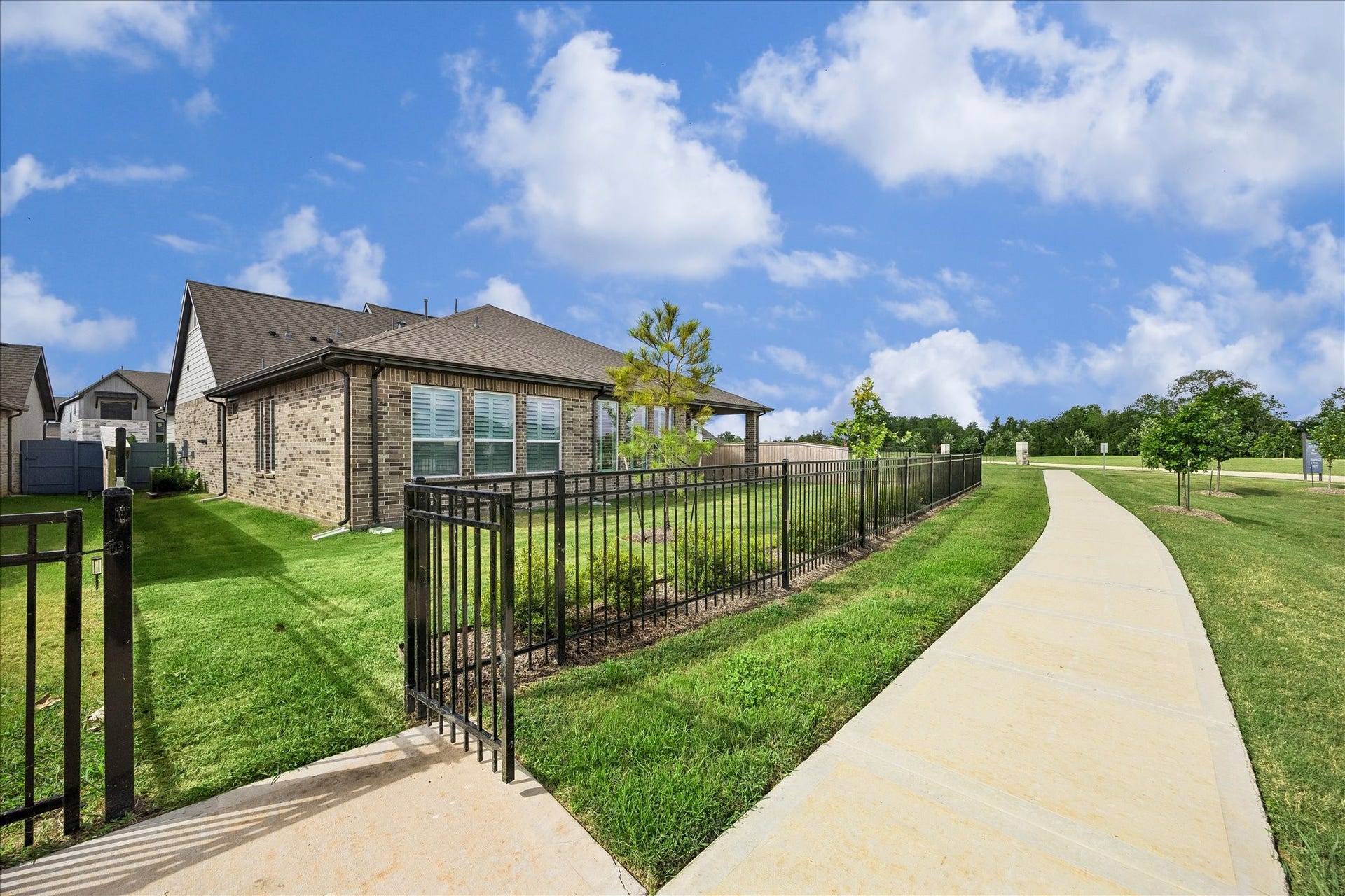 32438 Violet Dancer Court, Fulshear, TX 77441 Direct private gate access to neighborhood walking trails.