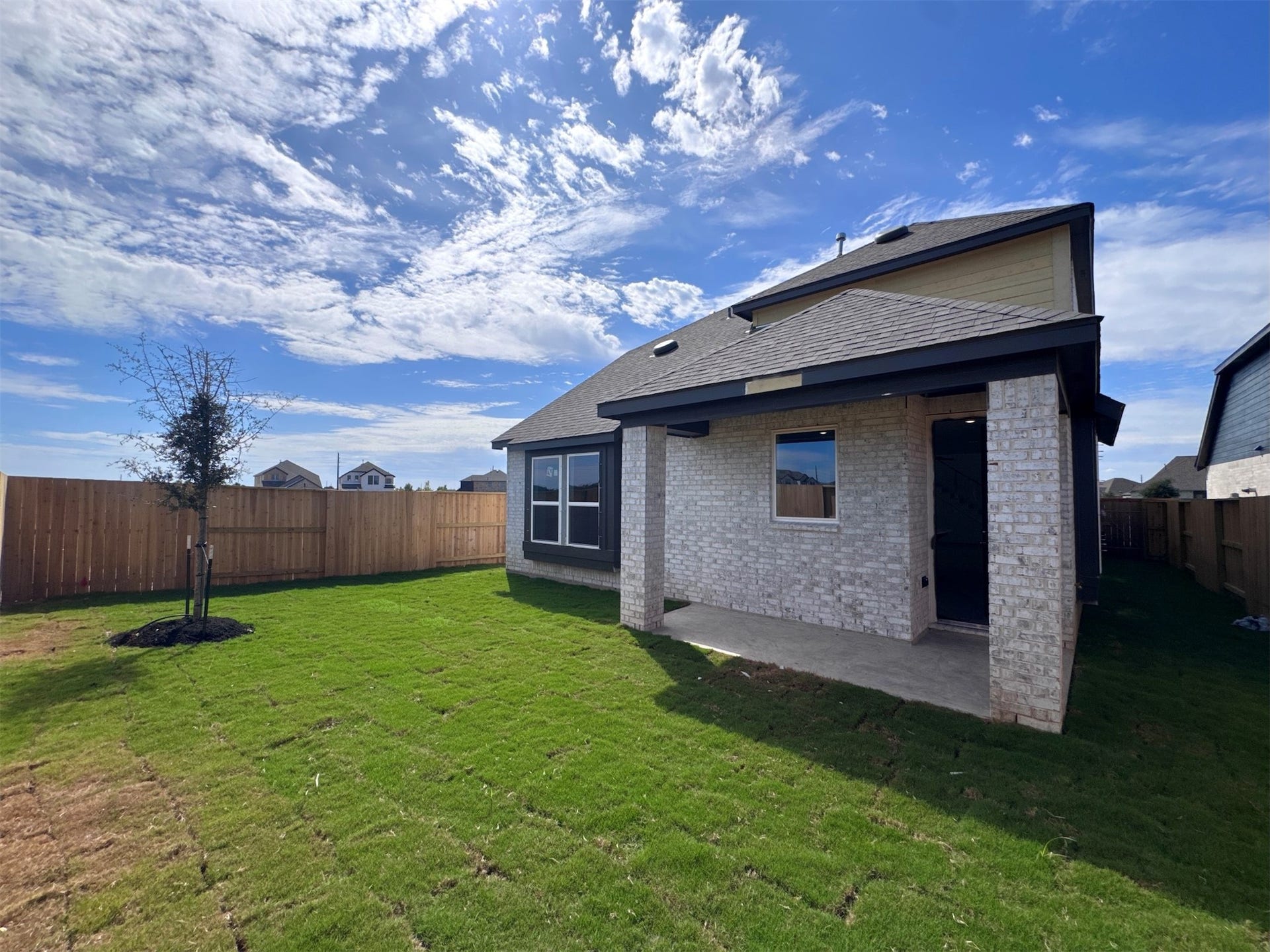5219 Sistine Drive, Manvel, TX 77578 This patio will be getting extended out with pavers similar to the next photo - minus the fire pit! Now that's going to be some exciting stuff!