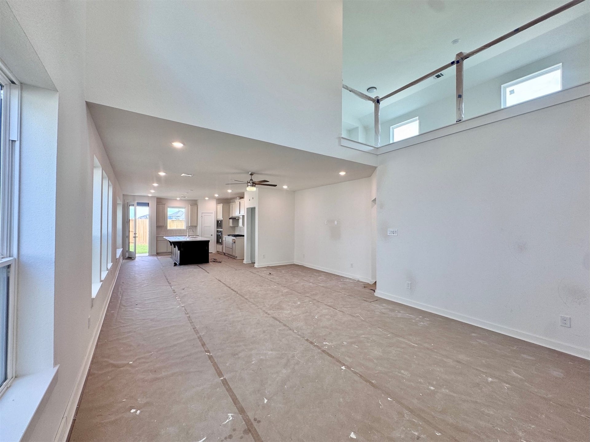 5219 Sistine Drive, Manvel, TX 77578 The wall where the wine rack is would be the perfect spot to add your grandma's china cabinet you've been hanging on to!