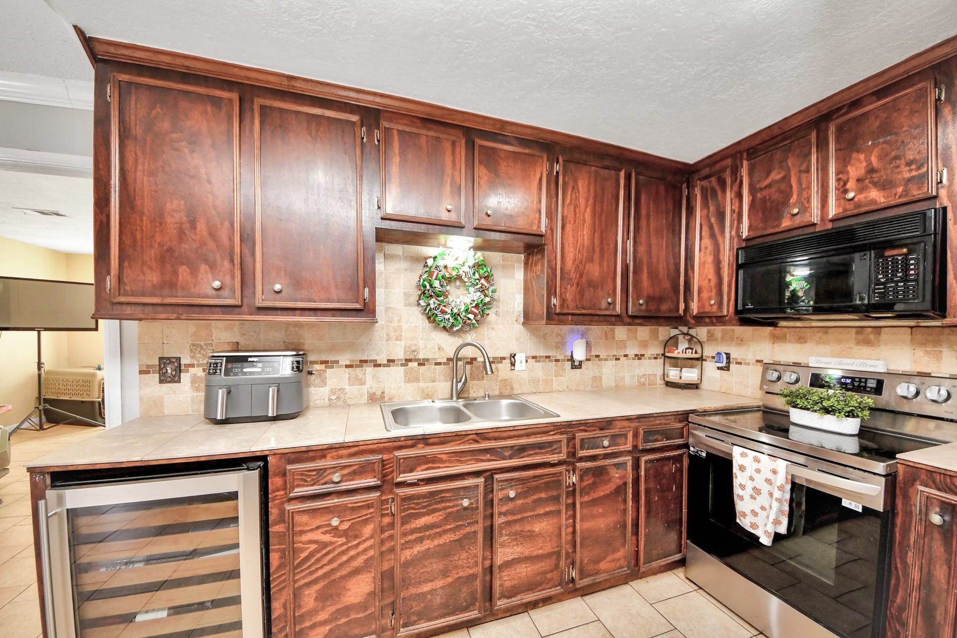 Another view of kitchen area.