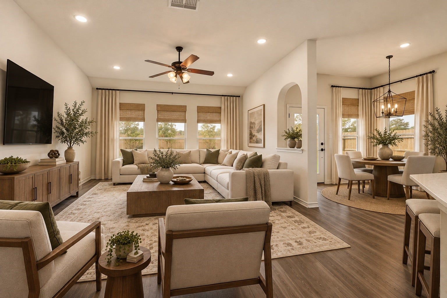 4923 Trailing Clover Court, Houston, TX 77084 Family room (virtual)