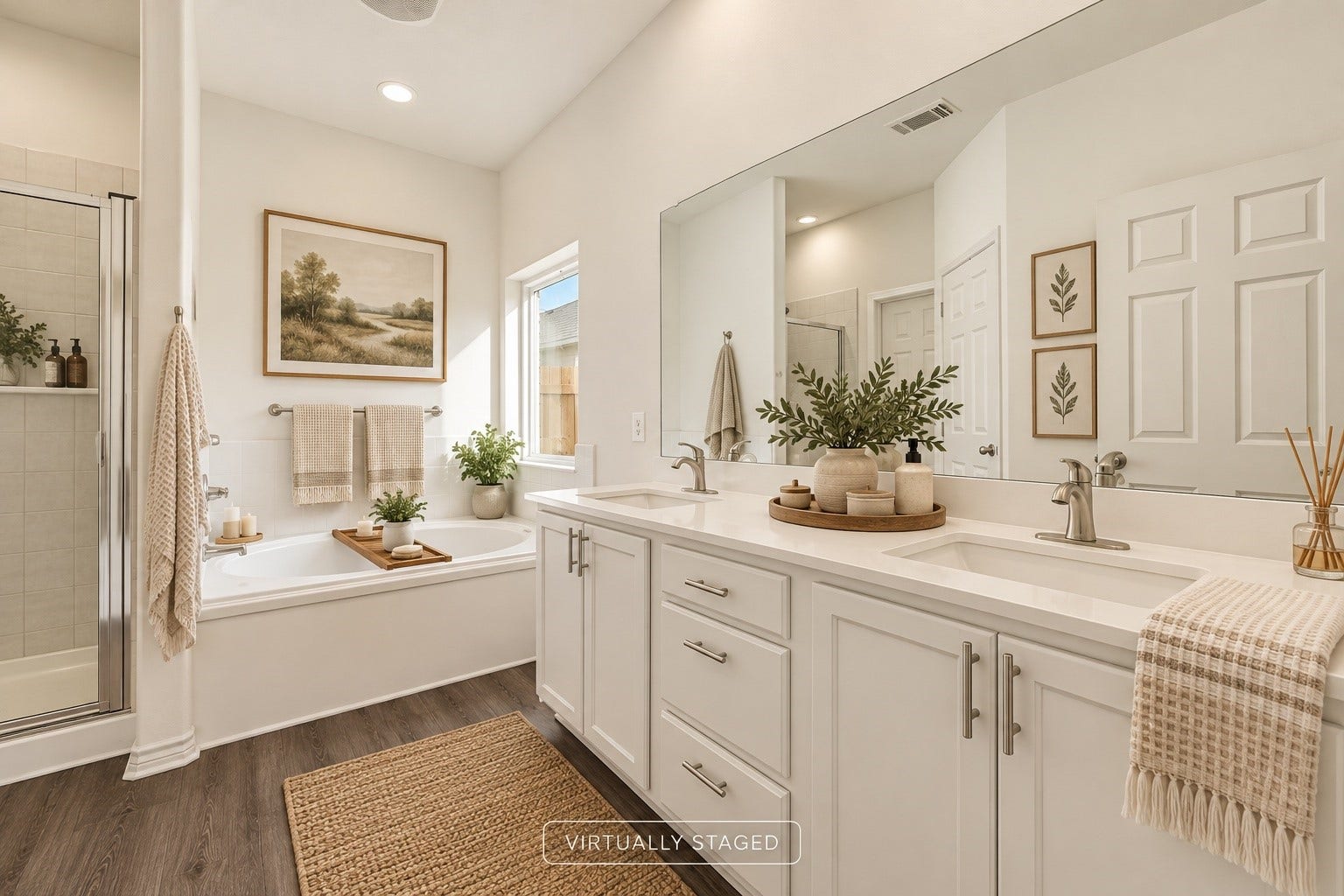 4923 Trailing Clover Court, Houston, TX 77084 Primary Bathroom (Virtual)