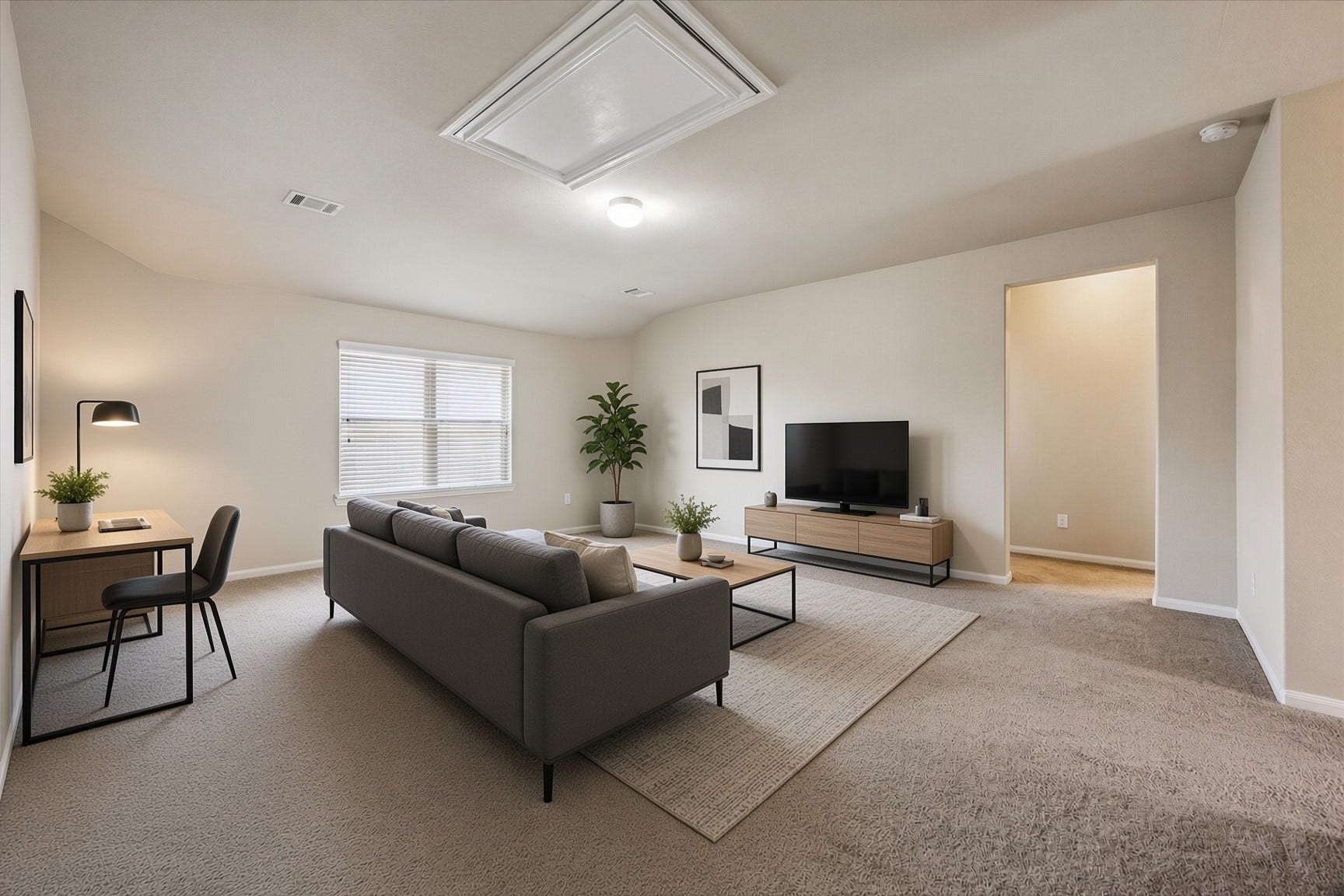 9306 Rustic Bay Court, Cypress, TX 77433 Upstairs flex space *Virtually staged*