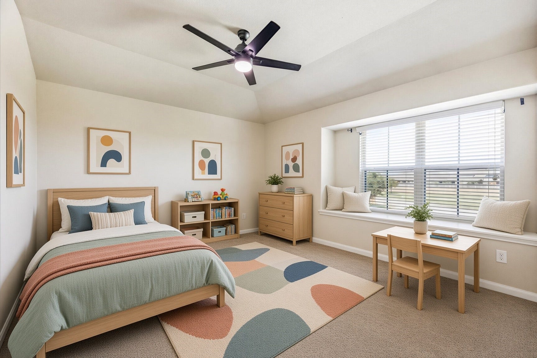 9306 Rustic Bay Court, Cypress, TX 77433 Upstairs bedroom #3 *Virtually staged*