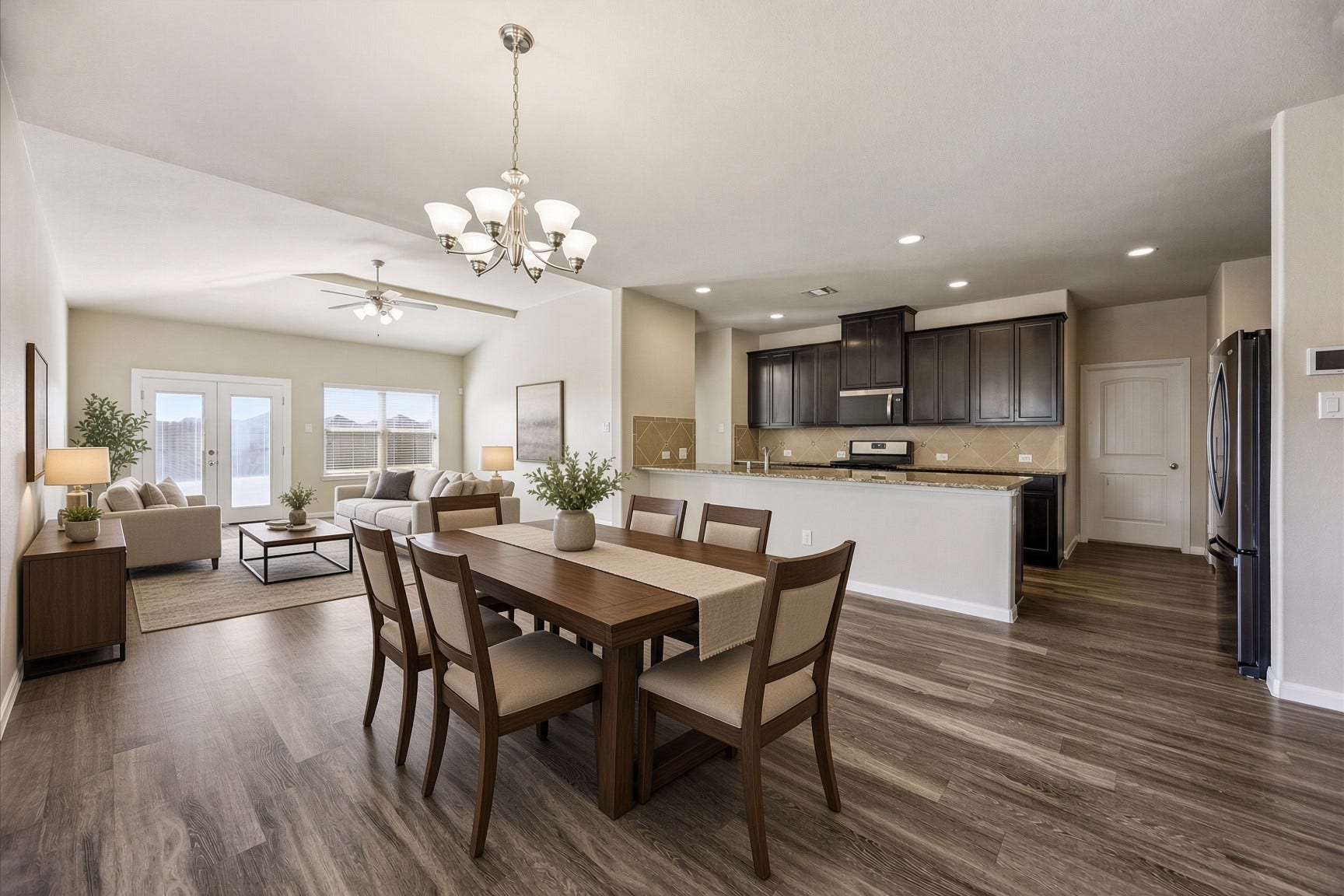 9306 Rustic Bay Court, Cypress, TX 77433 Dining room *Virtually staged*