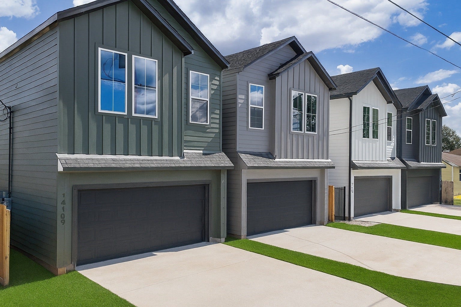 14101 Bridgeport, Houston, TX 77047 14101 Bridgeport will be Pewter Green, and will be larger in size.