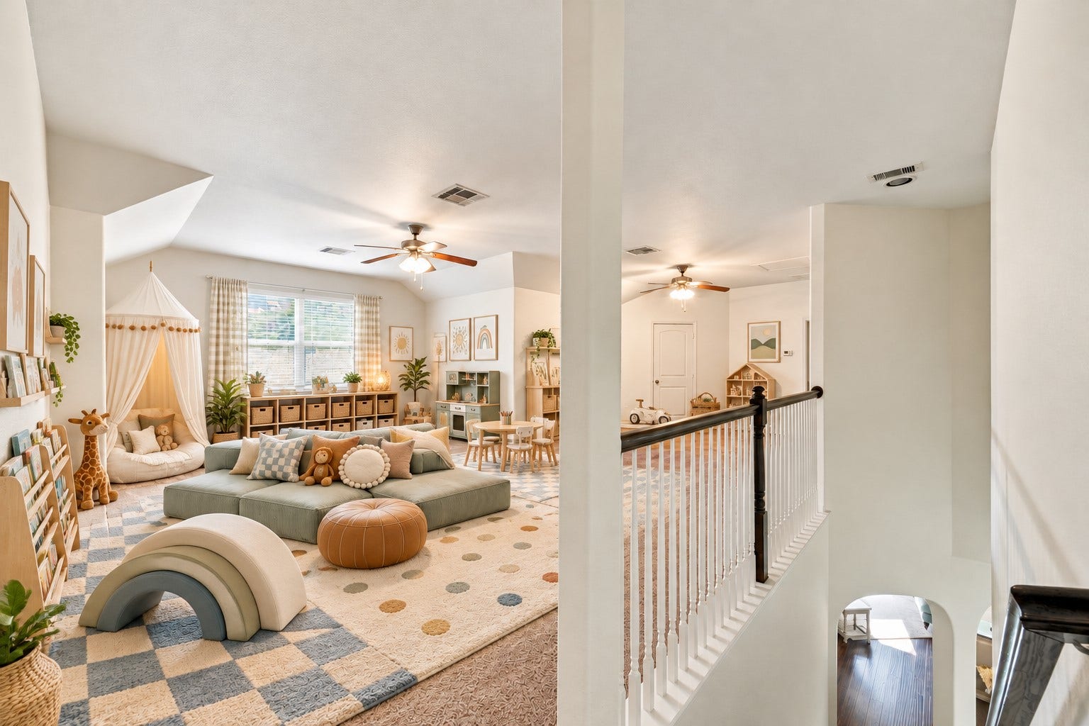 134 Meadow Landing Drive, Conroe, TX 77384 *This photo is digitally staged to show the potential of this oversized Game Room upstairs!*