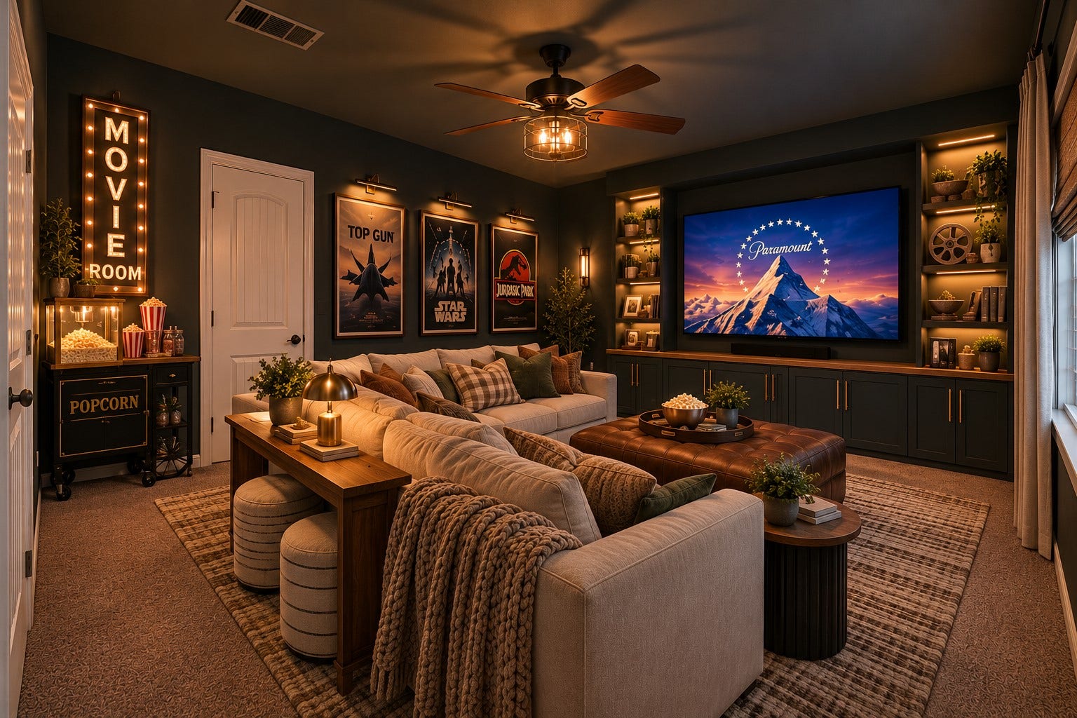 134 Meadow Landing Drive, Conroe, TX 77384 *This photo is digitally staged to show the potential of this fourth oversized bedroom upstairs! You could used it as a bedroom or a media room.*