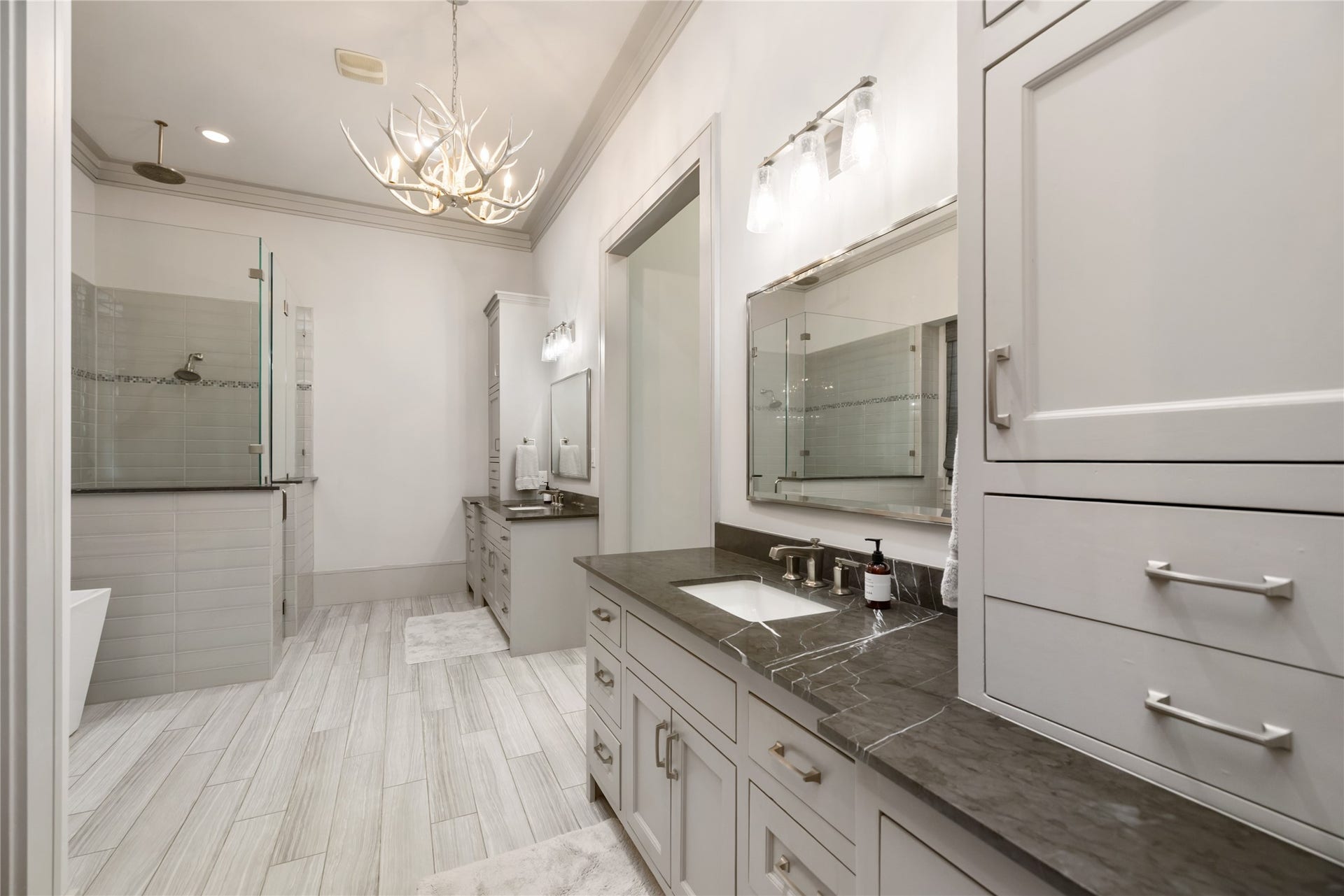 Beautiful and spacious primary bathroom