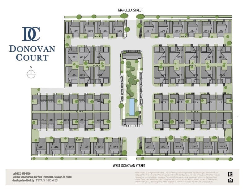 Donovan Court Site Plan