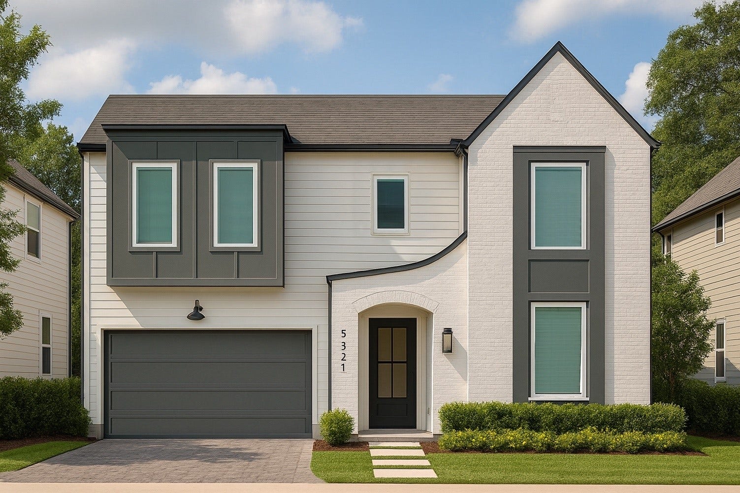 Exceptional Curb Appeal - This home comes with a well-proportioned handsome elevation.