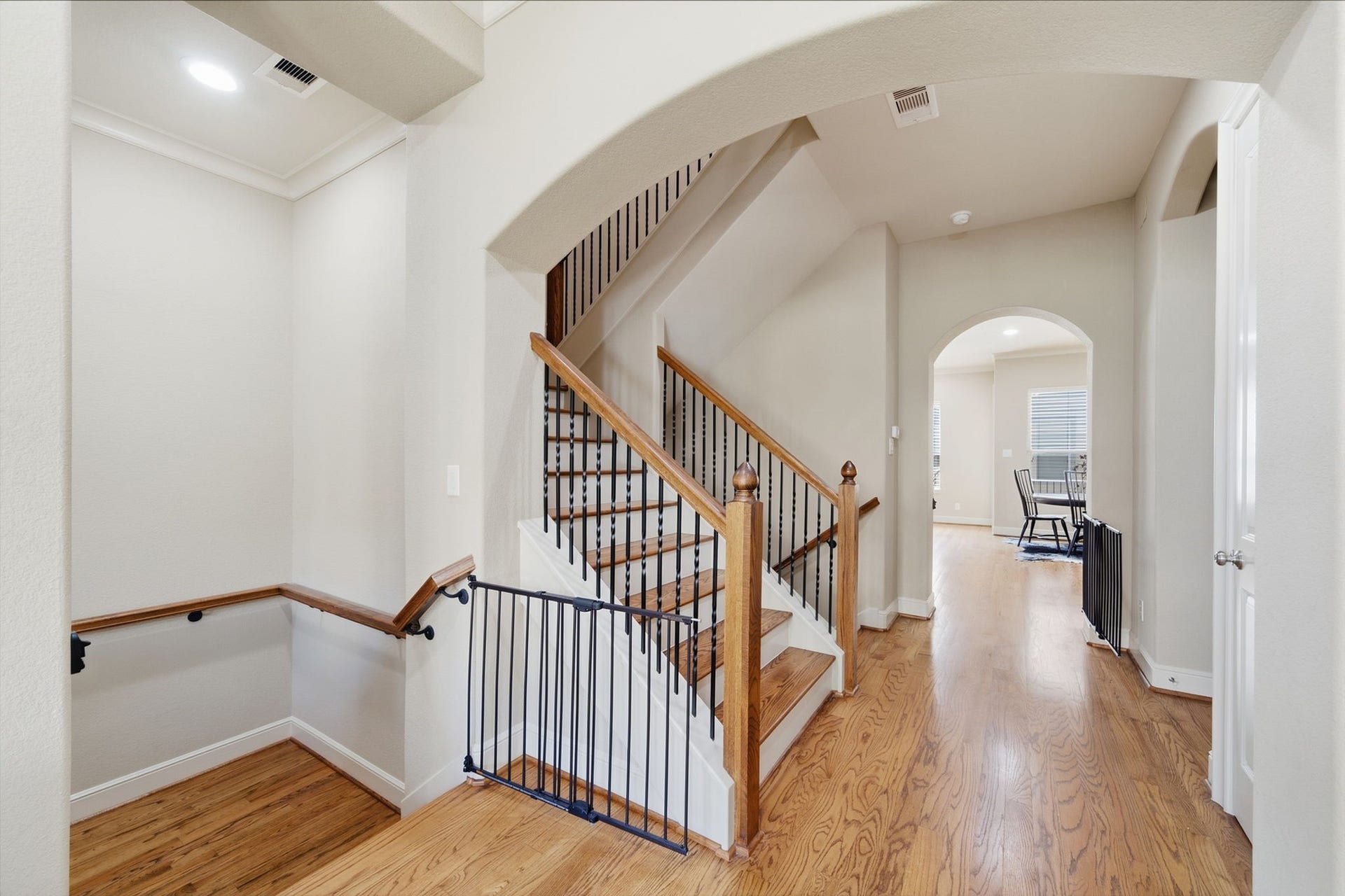 15 Laurelwood Drive, Houston, TX 77058 Warm wood floors complement the main living areas...