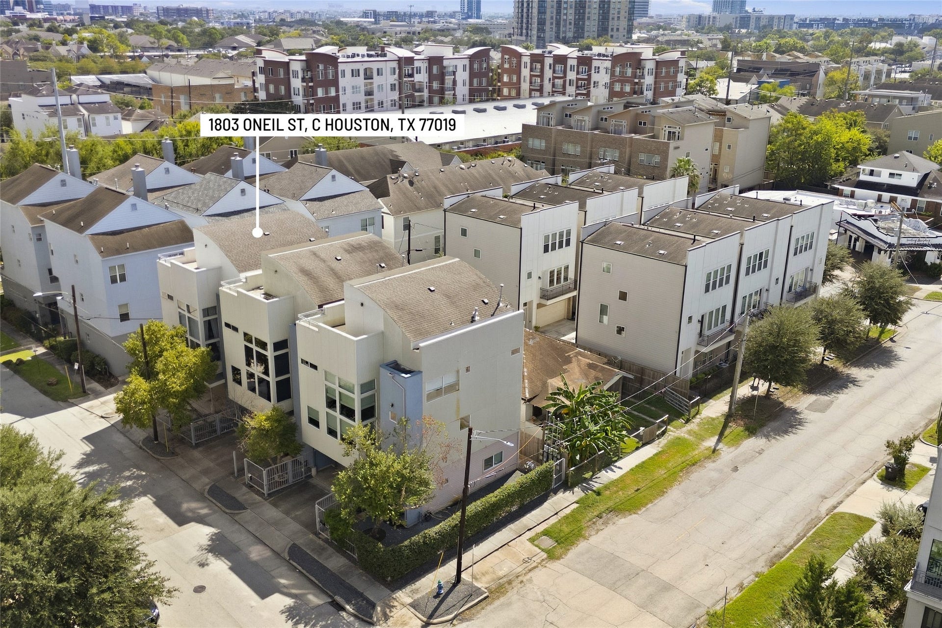 1803 Oneil Street, #C, Houston, TX 77019 Quiet tree-lined street just blocks from shops, dining & daily essentials.