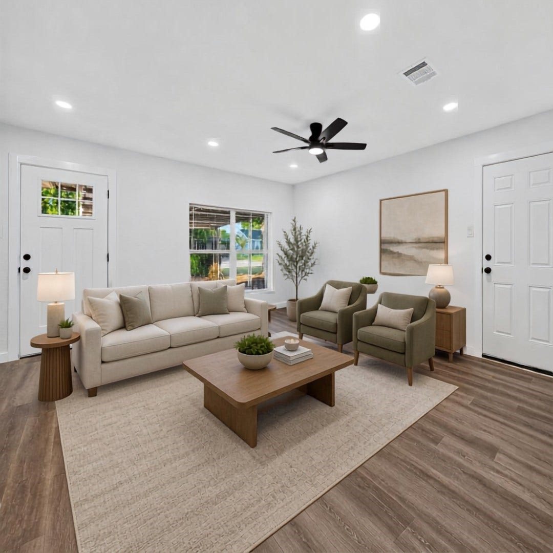 2909 Tarpey Avenue, Texas City, TX 77590 Virtally staged living room