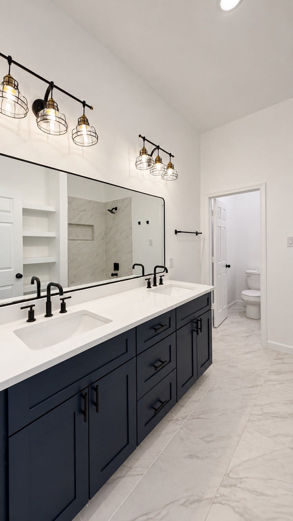 8715 Victoria Forest Drive, Houston, TX 77088 Modern primary bathroom featuring a spacious bathtub, stylish finishes, and a contemporary design.