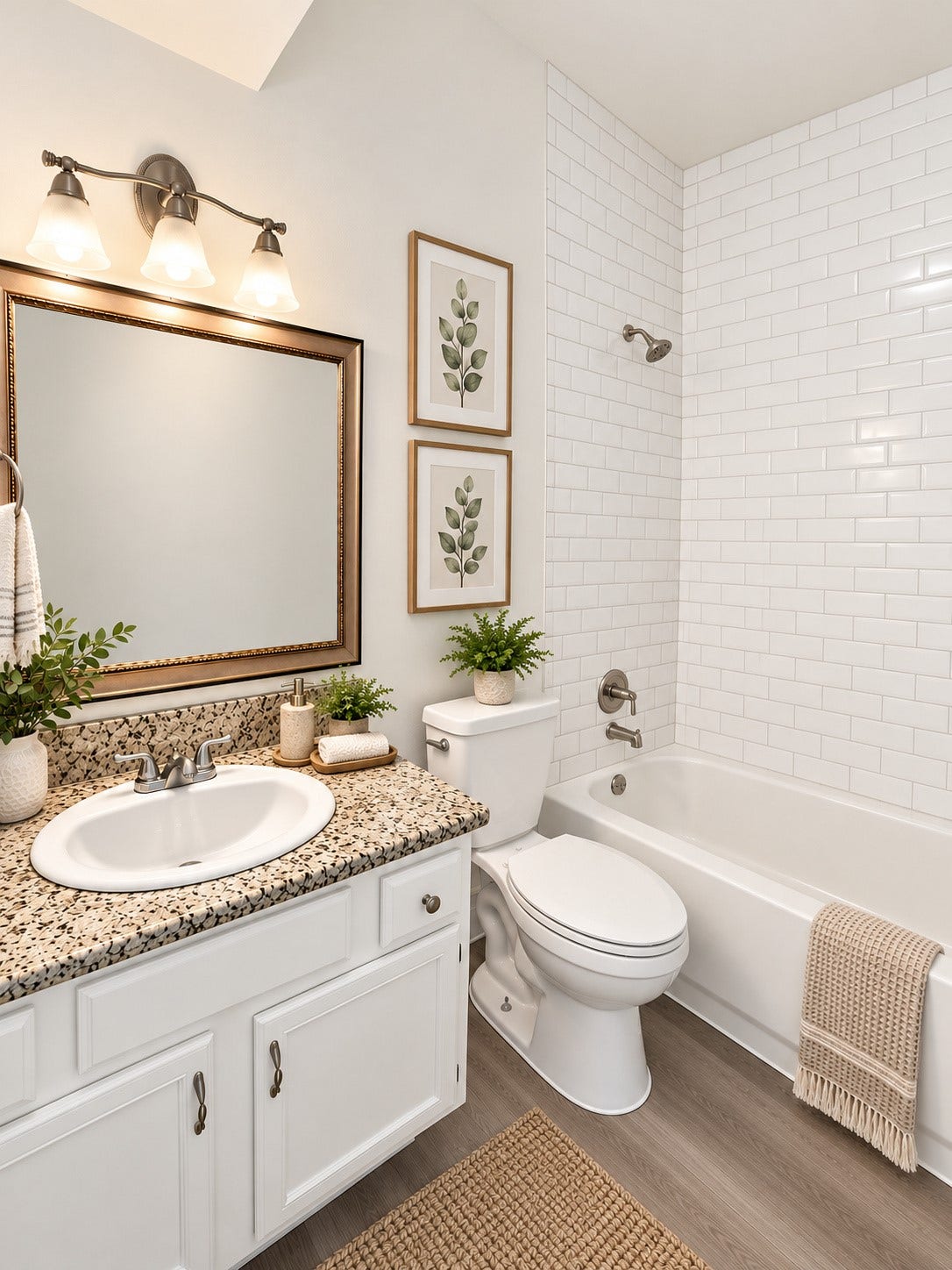 2025 Augusta Drive, #207, Houston, TX 77057 Bathroom is Virtually Staged with Ai Enhancements