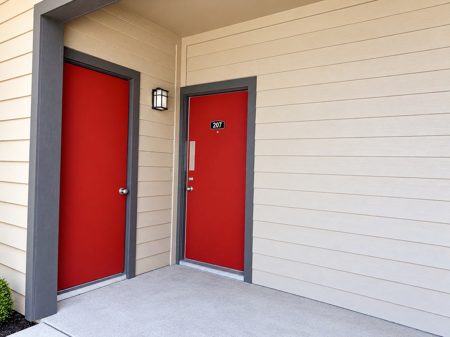 2025 Augusta Drive, #207, Houston, TX 77057 Exterior View of Unit. Unit is on the 1st Floor. Unit also has a storage closet on the patio.