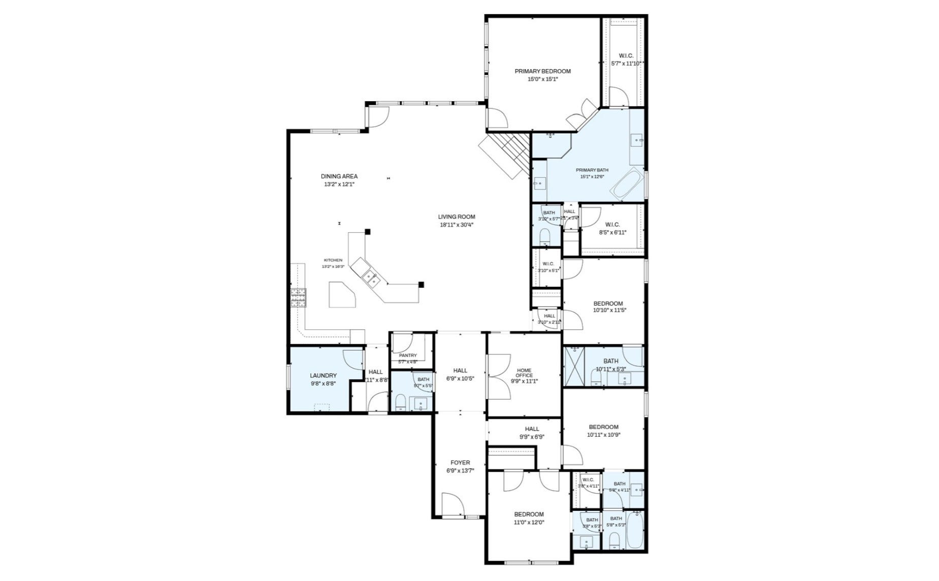 15223 Prairie Dog Town Lane, Cypress, TX 77433 Floorplan