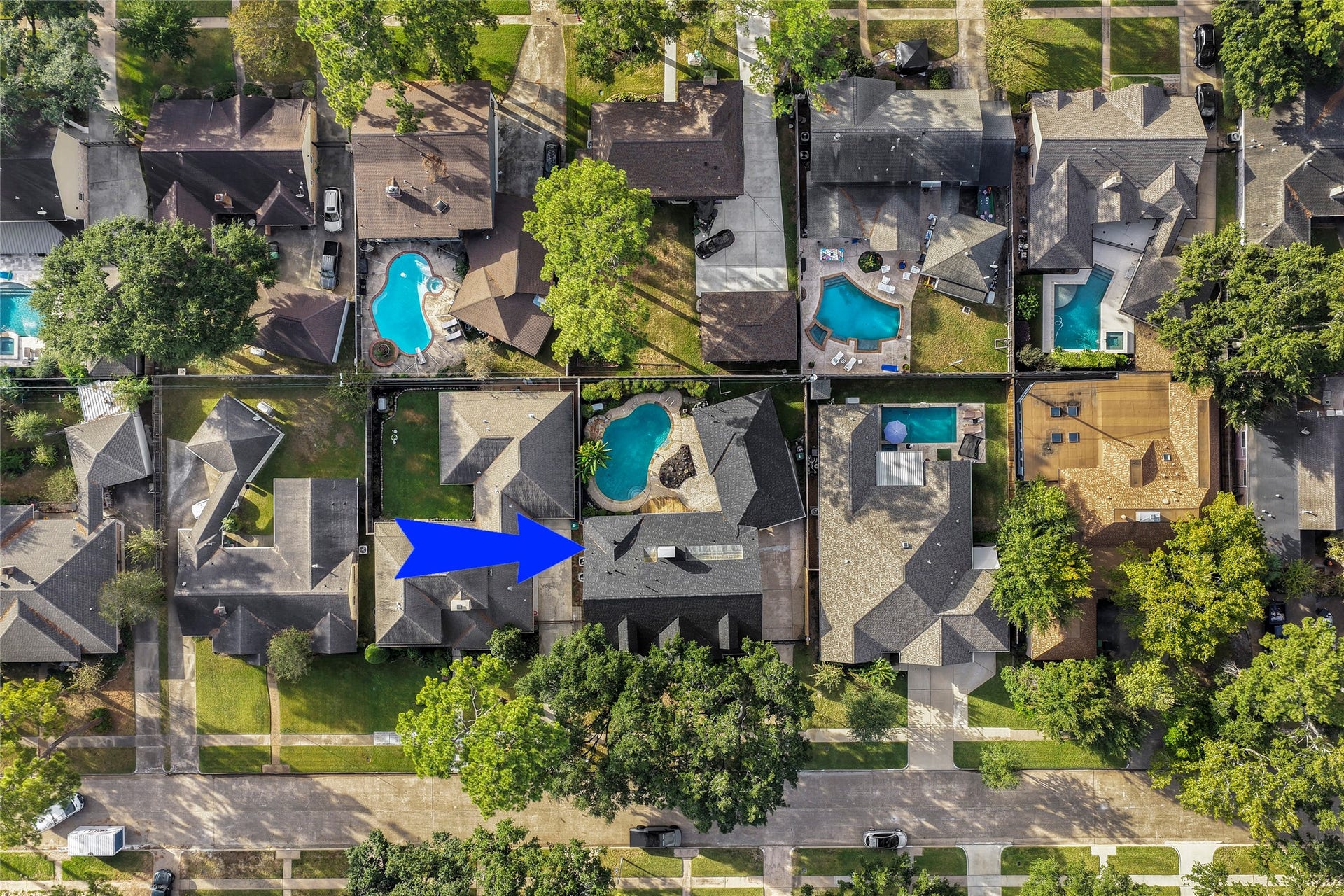 1123 Candlelight Lane, Houston, TX 77018 Aerial View of the neighborhood