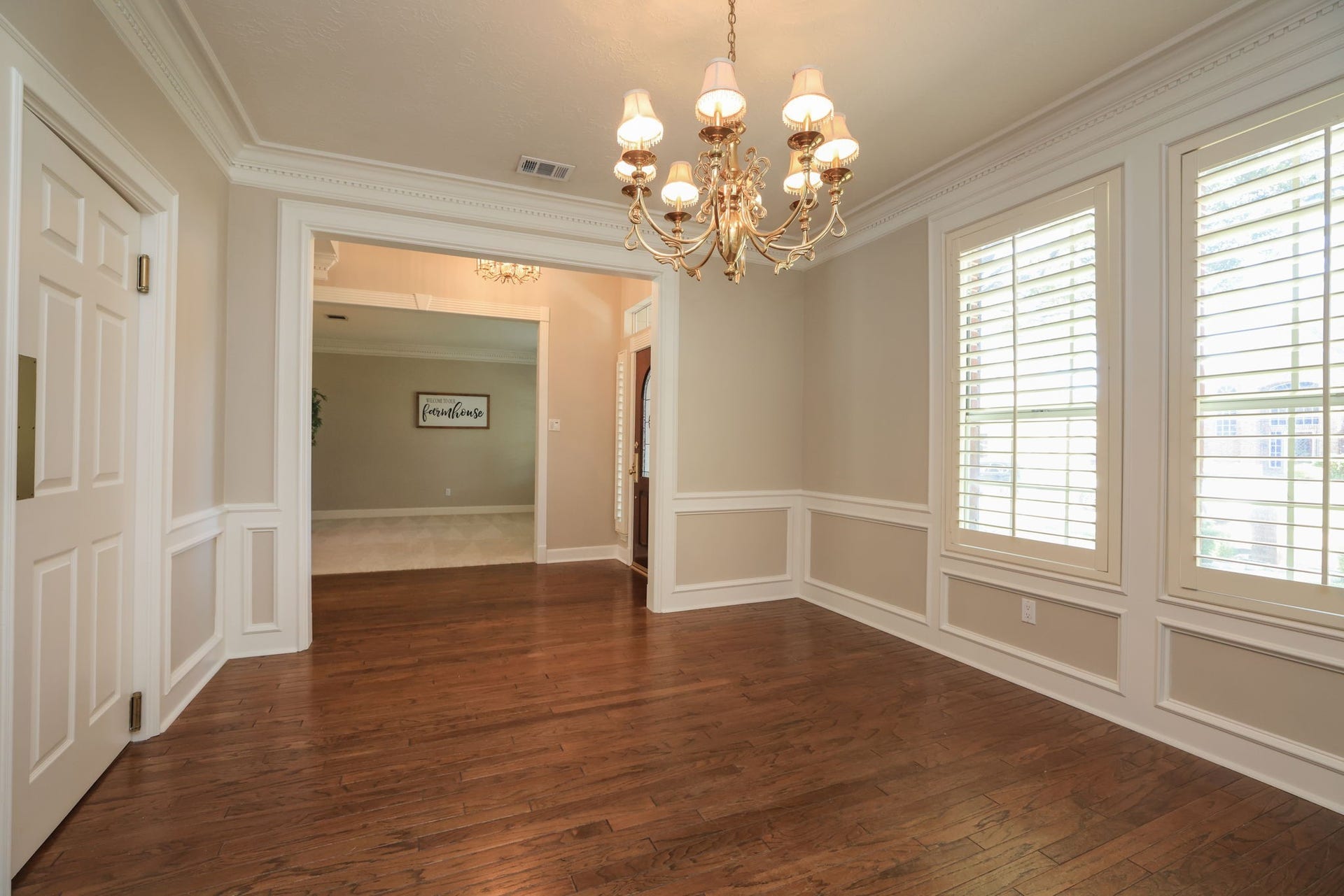 16107 Abberton Hill Drive, Spring, TX 77379 Spacious dining area just off the foyerperfect for gatherings and showcasing beautiful trim and natural light.
