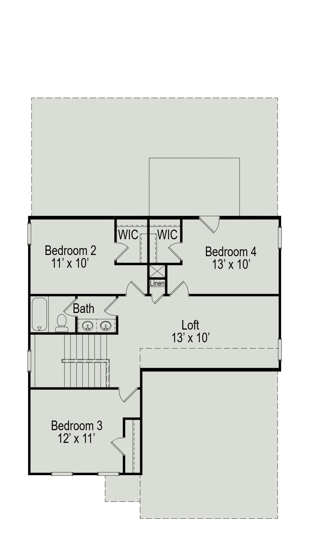 1920 N Riverside Circle, Dayton, TX 77535 Second Floor