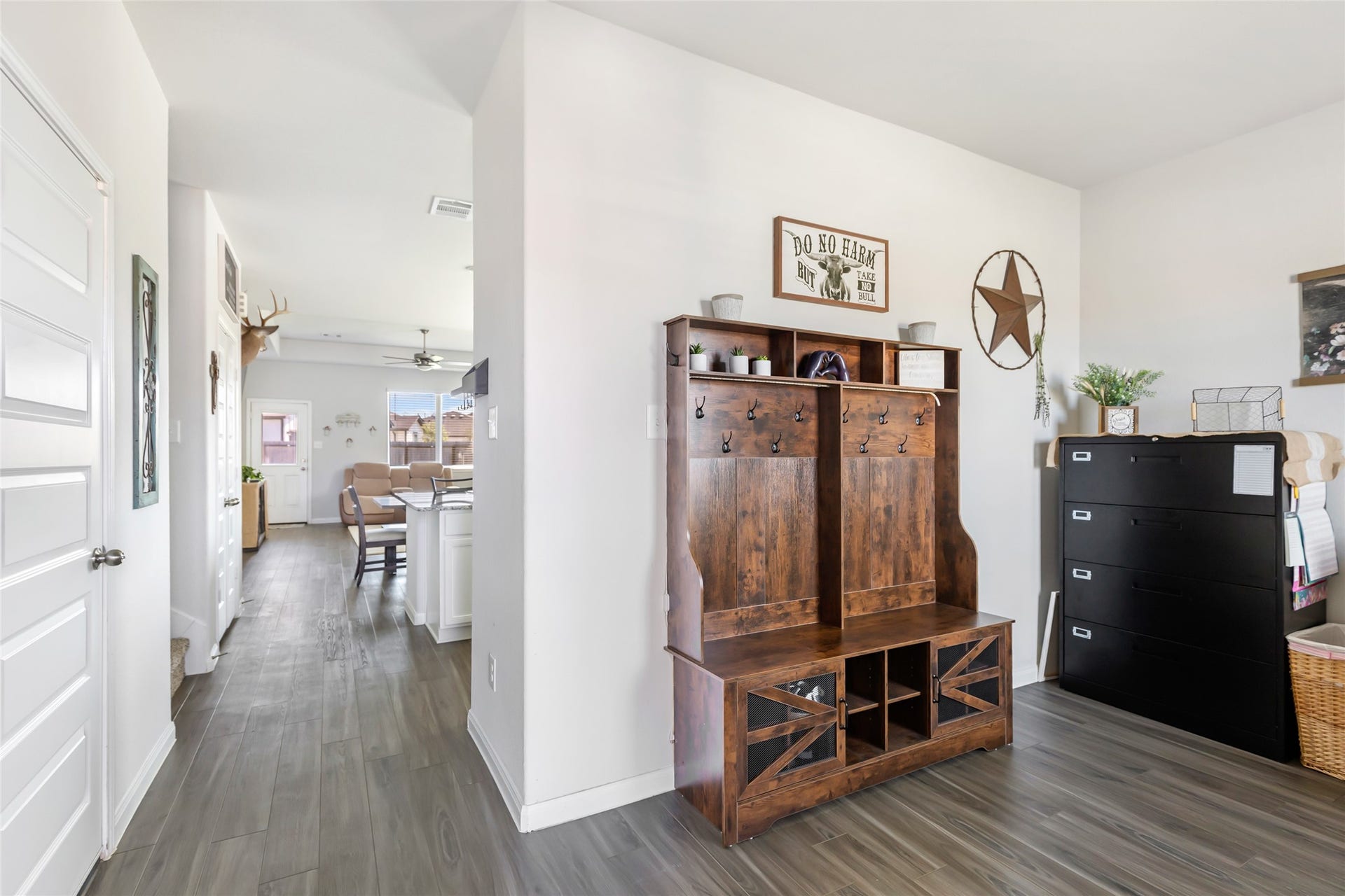 First floor offers vinyl plank flooring