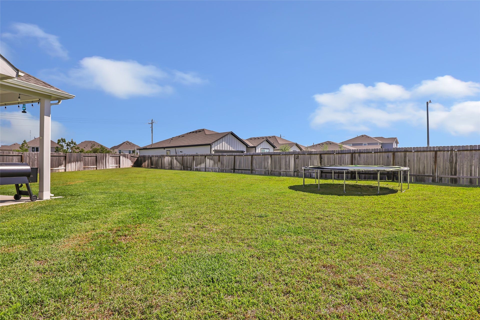 Quite possibly the largest backyard in Granger Pines!