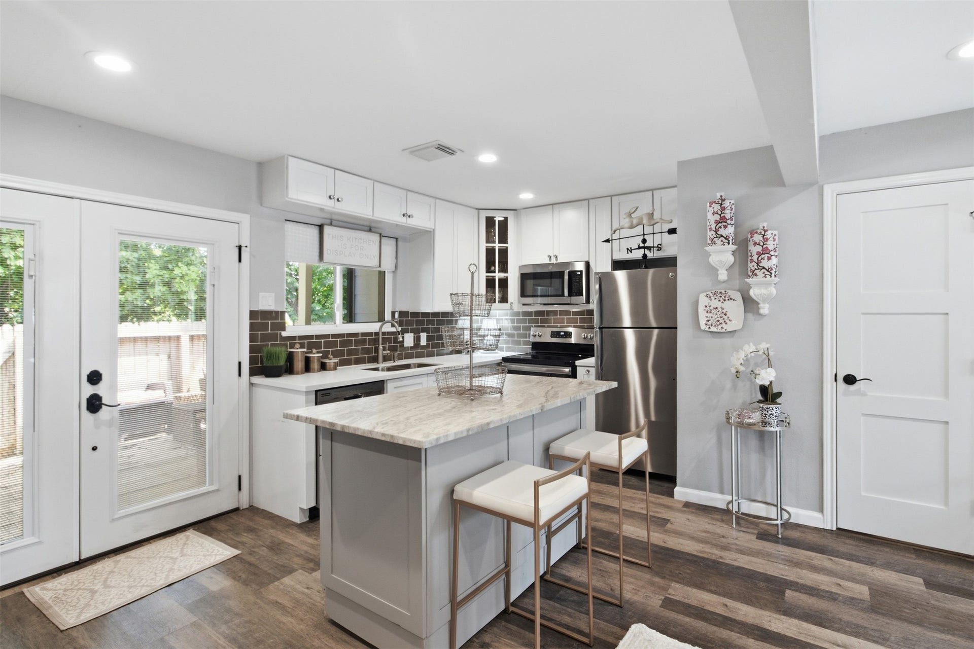 Enjoy the remodeled kitchen & flooring!