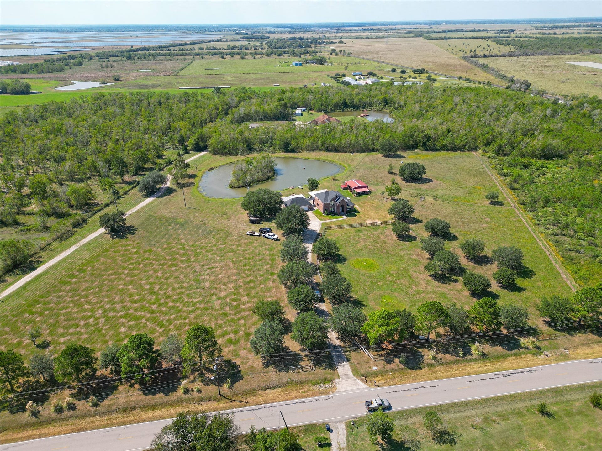 This 8-acre property is ideal for anyone wanting to escape the city and enjoy a quiet, serene setting