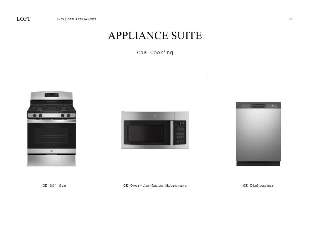 564 Day Station Drive, Dayton, TX 77535 Loft Look Palette 1: Appliance Selection Sheet (*Artist rendering used for illustration purposes only.)