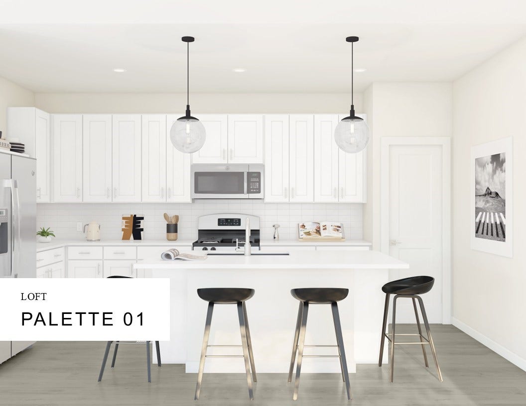 564 Day Station Drive, Dayton, TX 77535 Loft Look Palette 1 Selection Sheet (*Artist rendering used for illustration purposes only.)