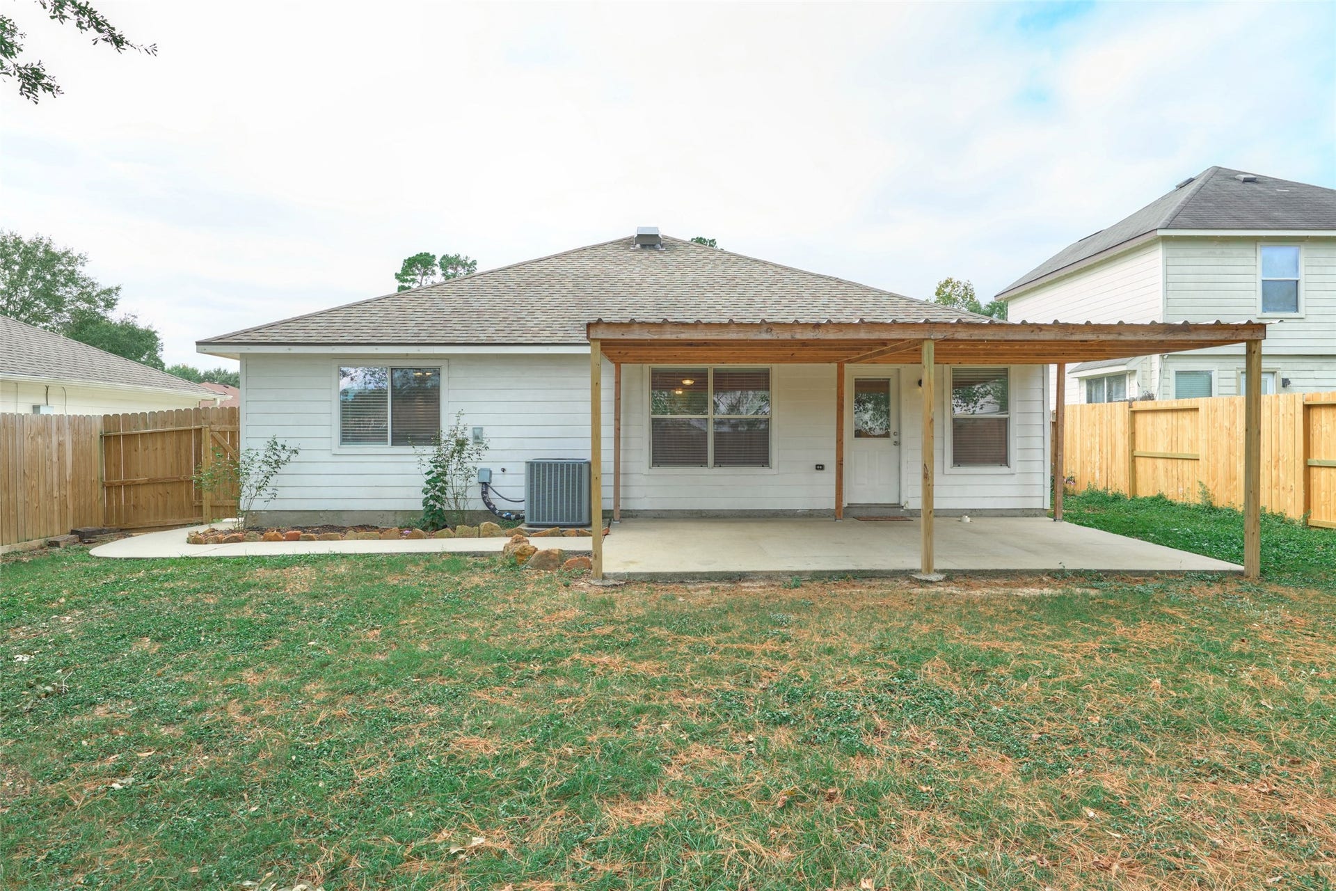 View of back of home.