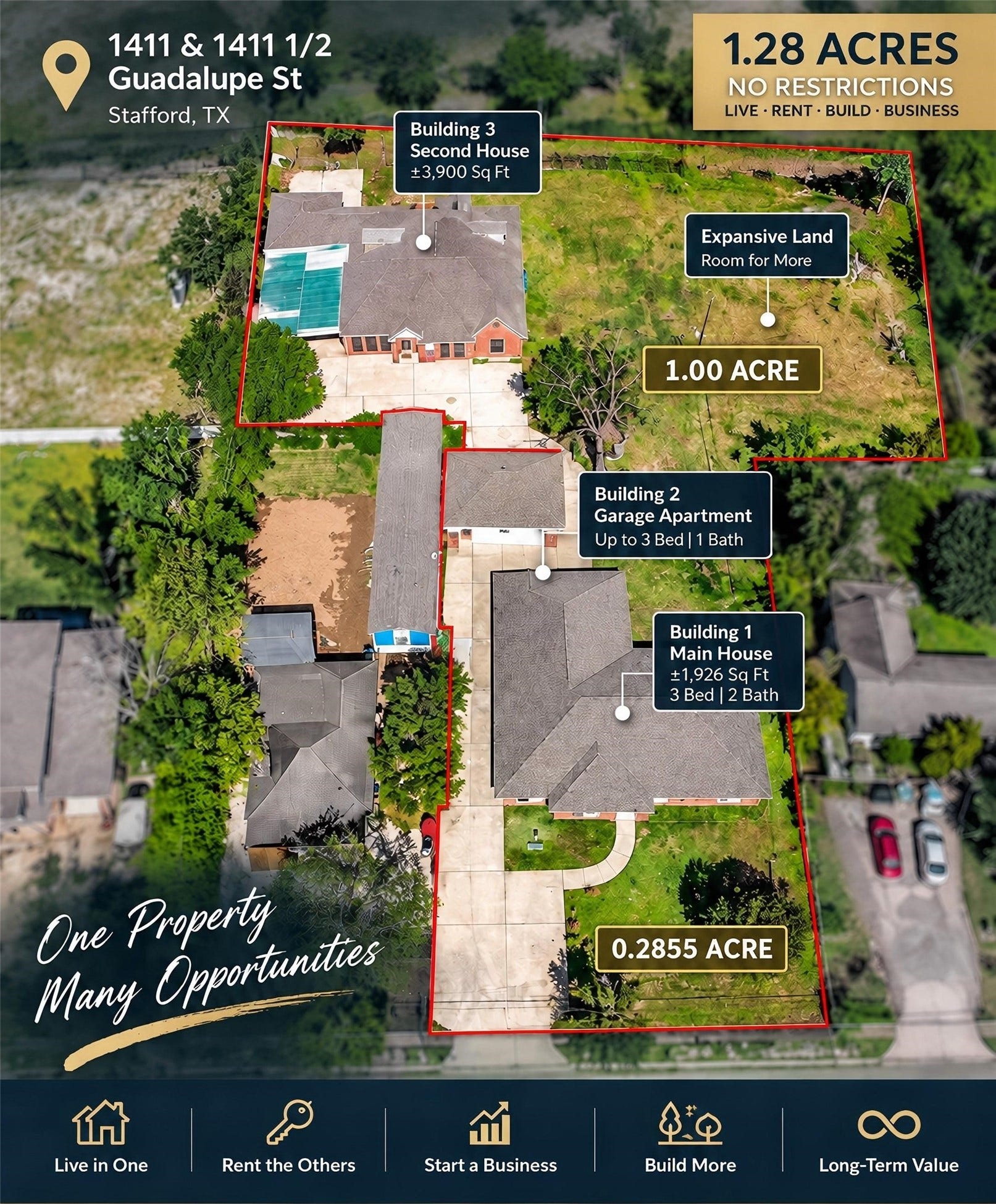 1411 1/2 Guadalupe ST, Stafford, TX 77477 1411 1/2 Guadalupe ST, Stafford, TX 77477