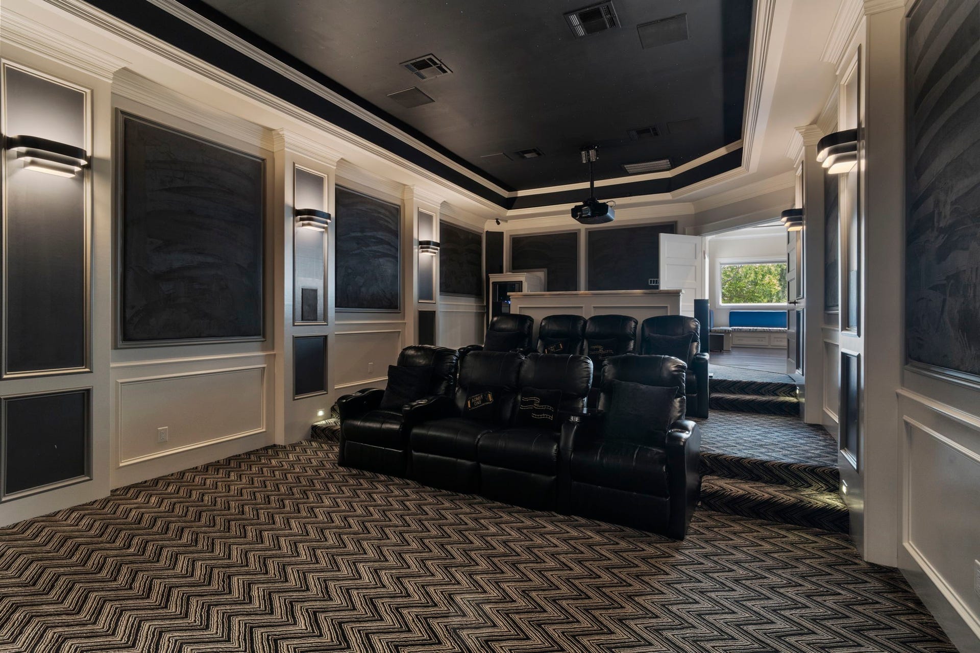 9 Charleston Street S, Sugar Land, TX 77478 A separate HVAC system helps maintain a quiet, comfortable environment while you enjoy movies and entertainment.