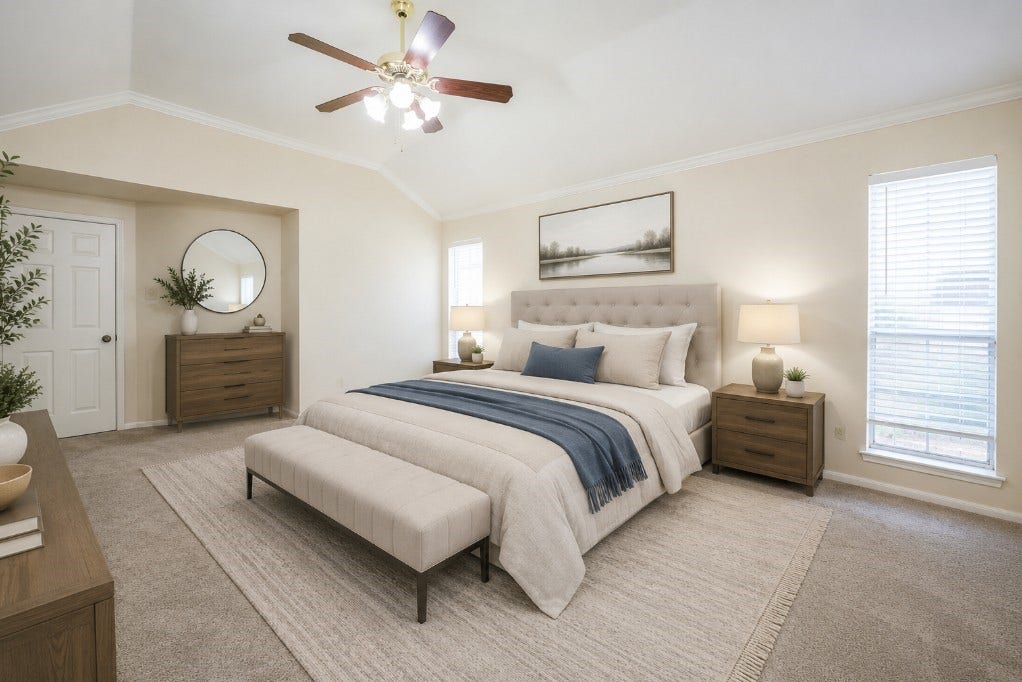 4230 Torrey Creek Lane, Houston, TX 77014 Master Bedroom virtual staging