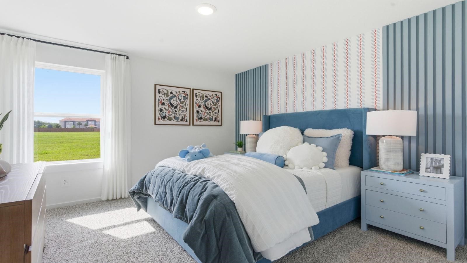 14223 Starboard Reach Drive, Texas City, TX 77510 Comfortable guest bedroom featuring neutral-toned walls, carpeted flooring, and a separate closet.
