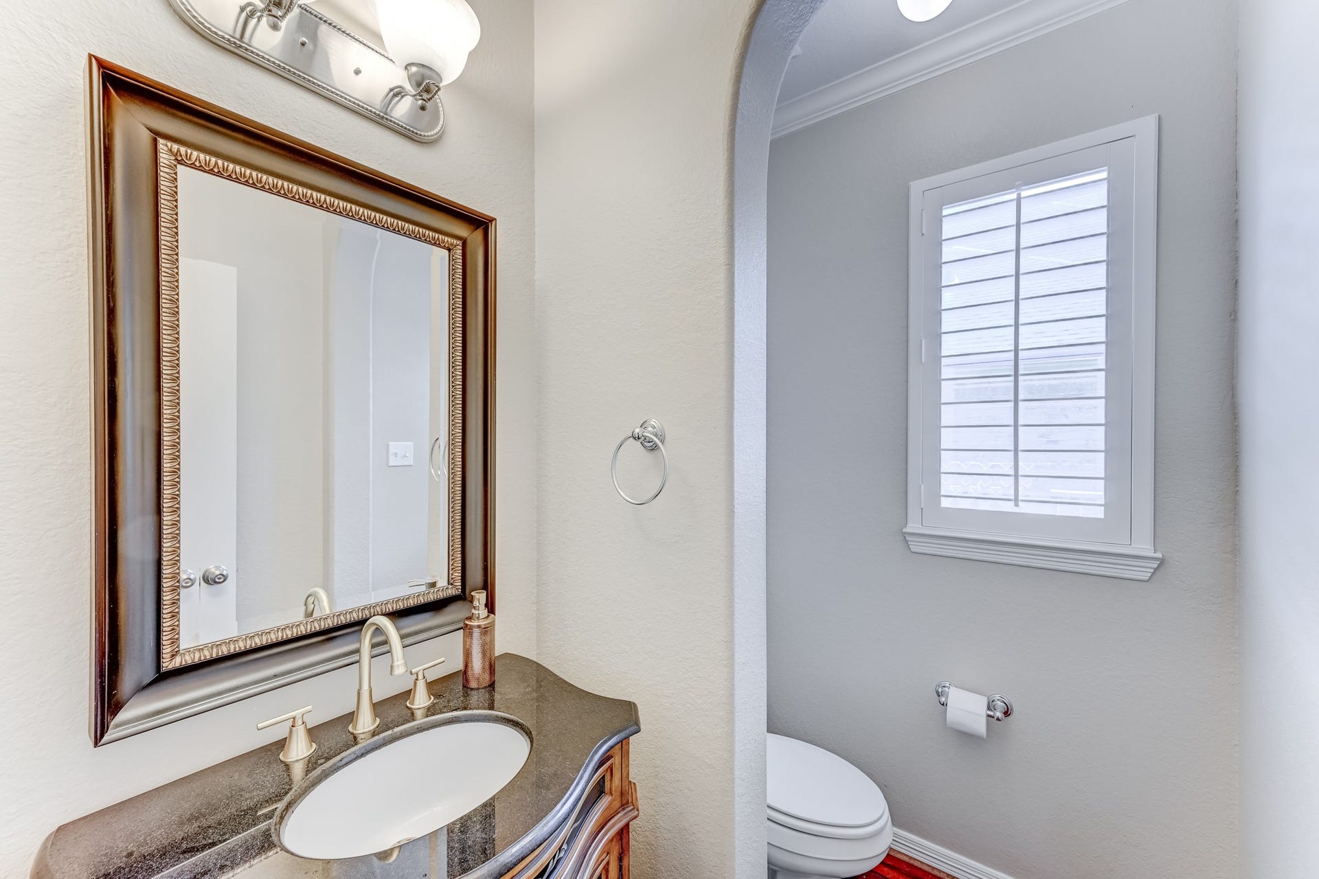 20722 Windrose Bend Drive, Spring, TX 77379 Convenient first-floor powder bath for guests