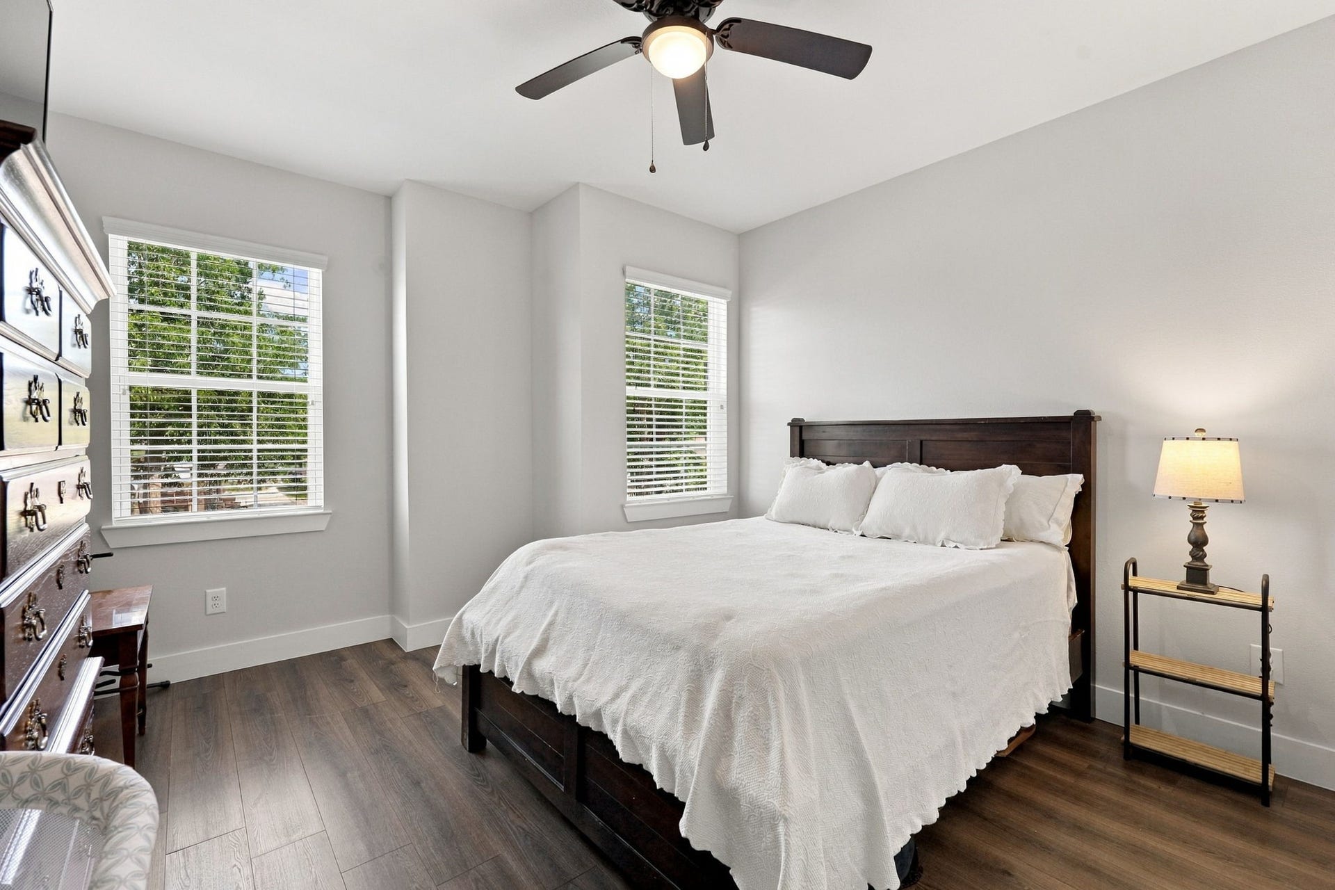 1116 Bennington Street, Houston, TX 77022 Bedroom #2 -Spacious guest bedroom with ceiling fan, abundant natural light and a nice size closet.