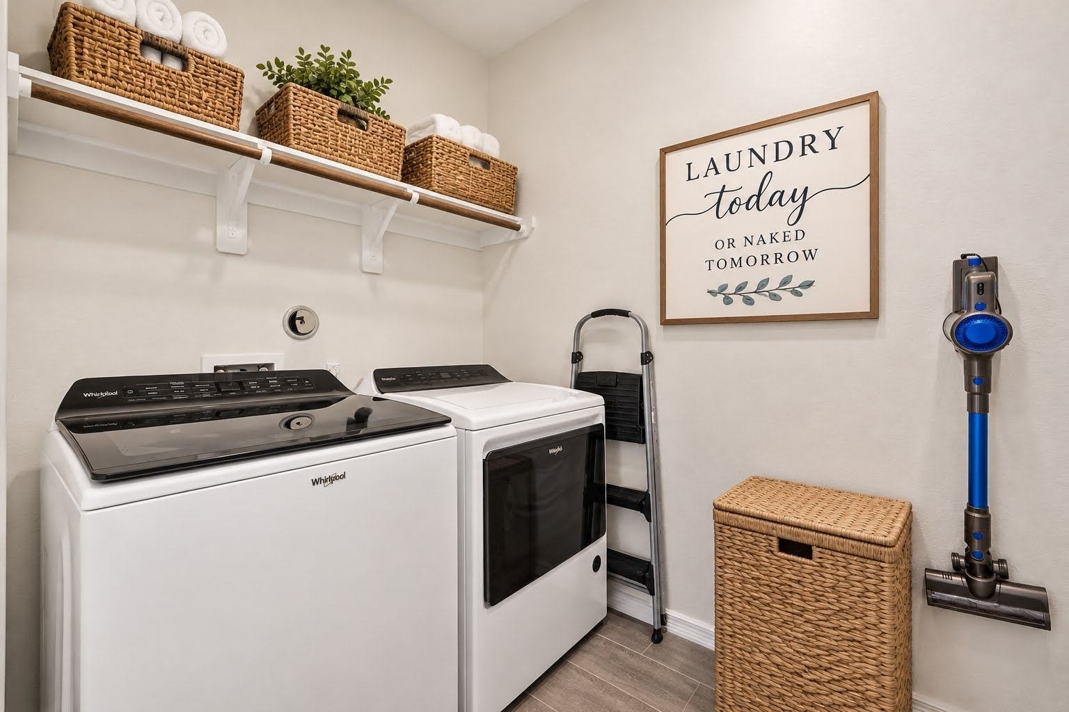 Large utility room with a mudroom area (not shown) across the hall.