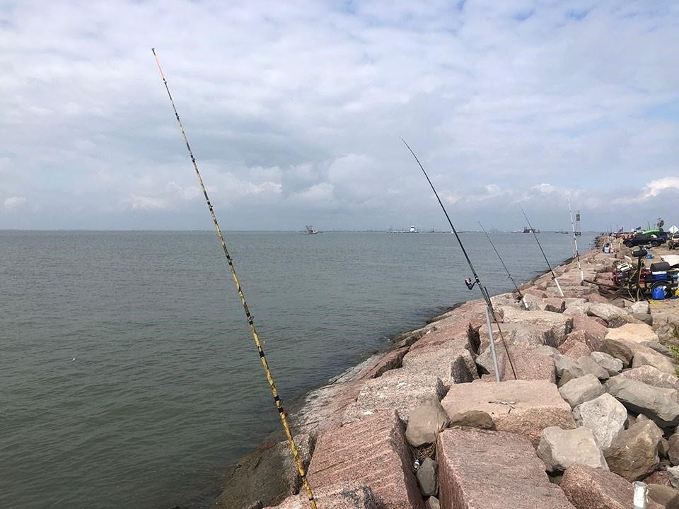 6225 Dickson Avenue, Texas City, TX 77591 The Texas City Dike is the longest man made fishing piers in the world, stretching 5.3 miles into Galveston Bay.