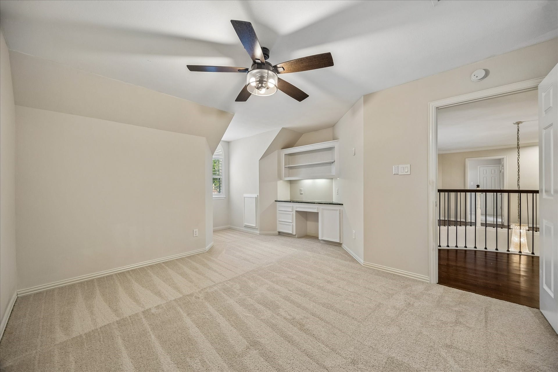 This additional secondary bedroom also features a built-in desk area, providing a seamless blend of comfort and functionality. Brand new carpet (May 2026) in all three upstairs bedrooms.
