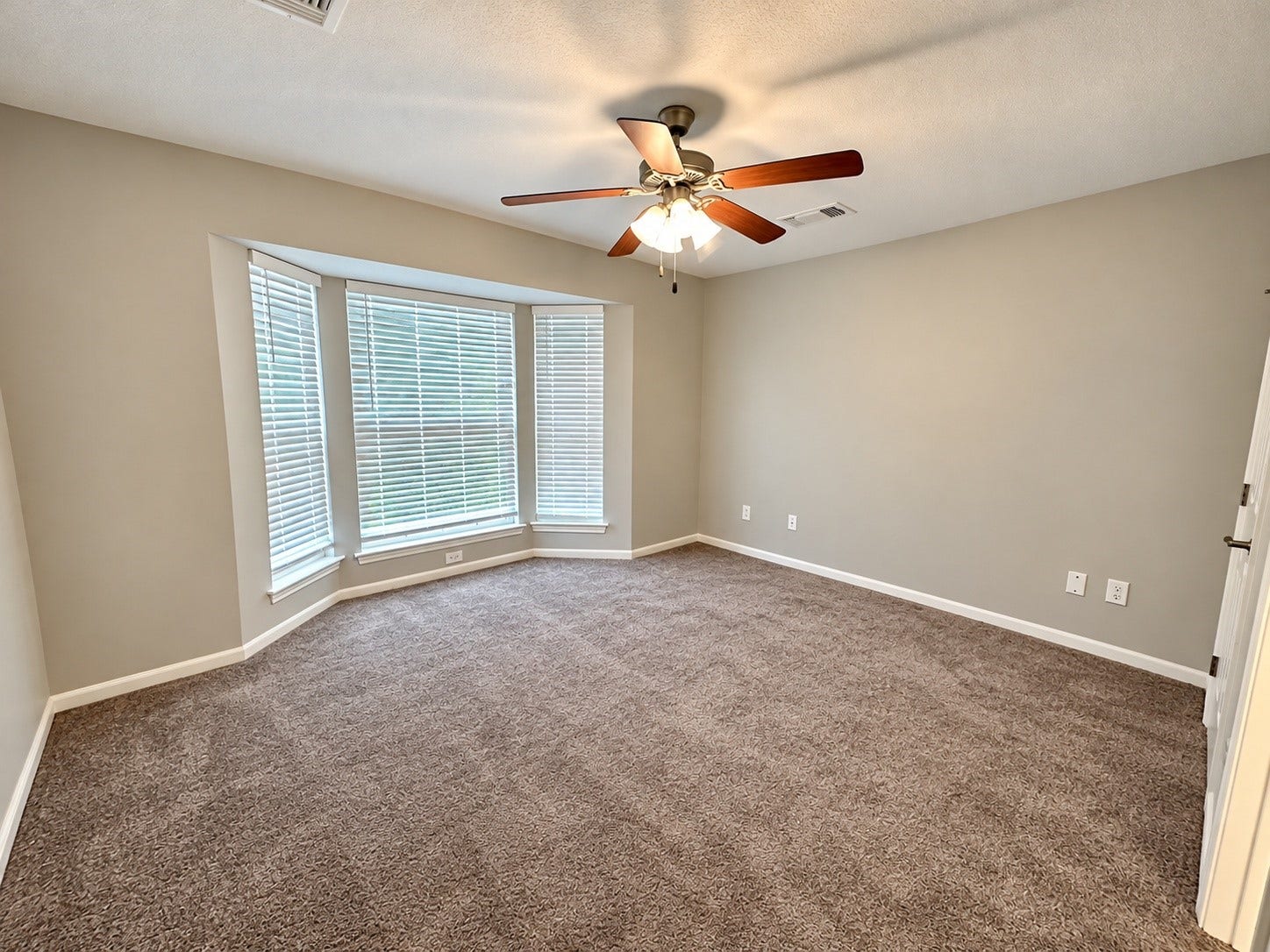 Large primary bedroom!