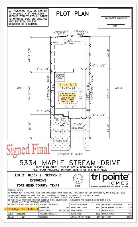5334 Maple Stream Drive, Richmond, TX 77406