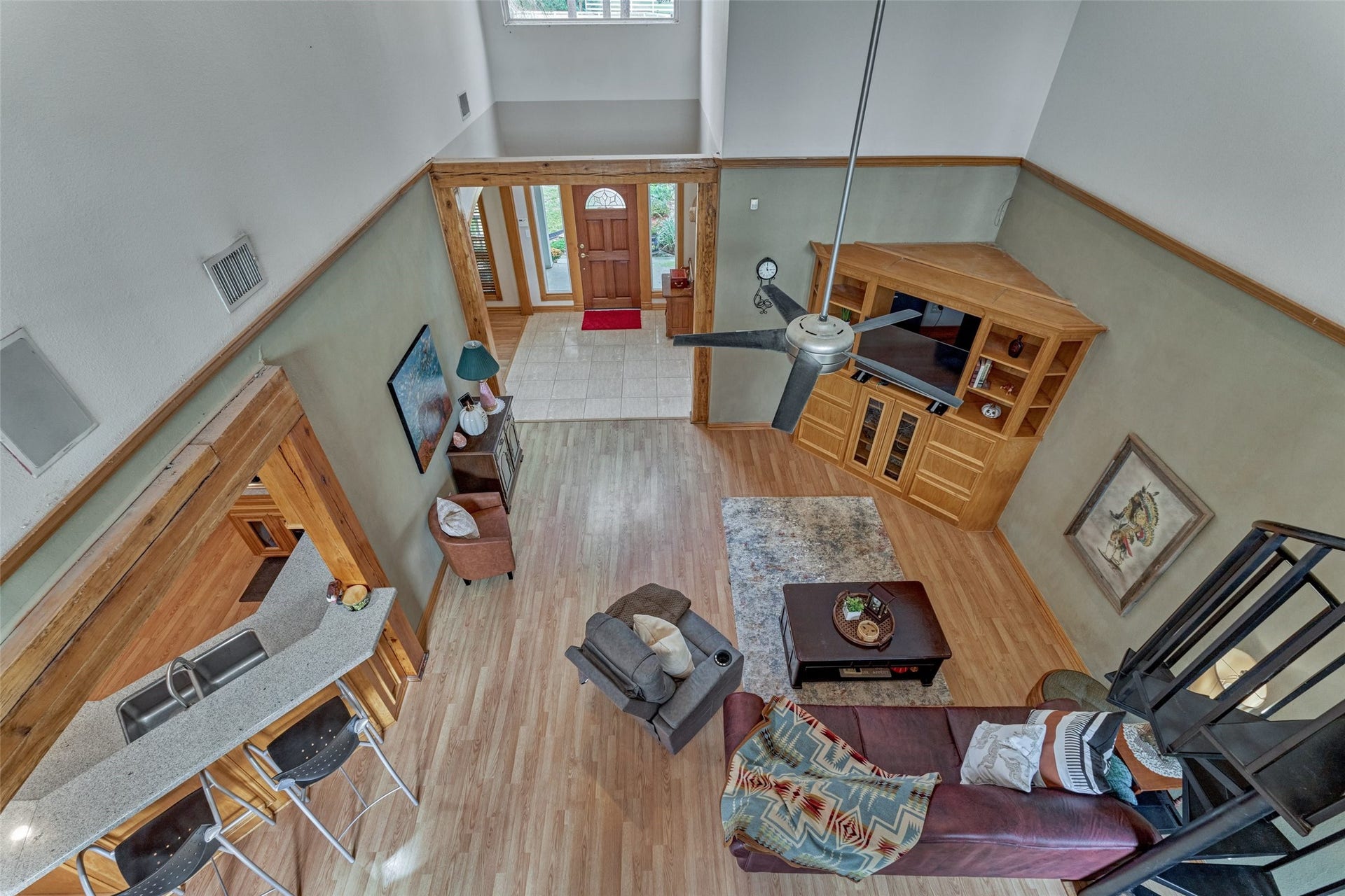 28911 Sapphire Circle, Magnolia, TX 77355 View from the upstairs landing.