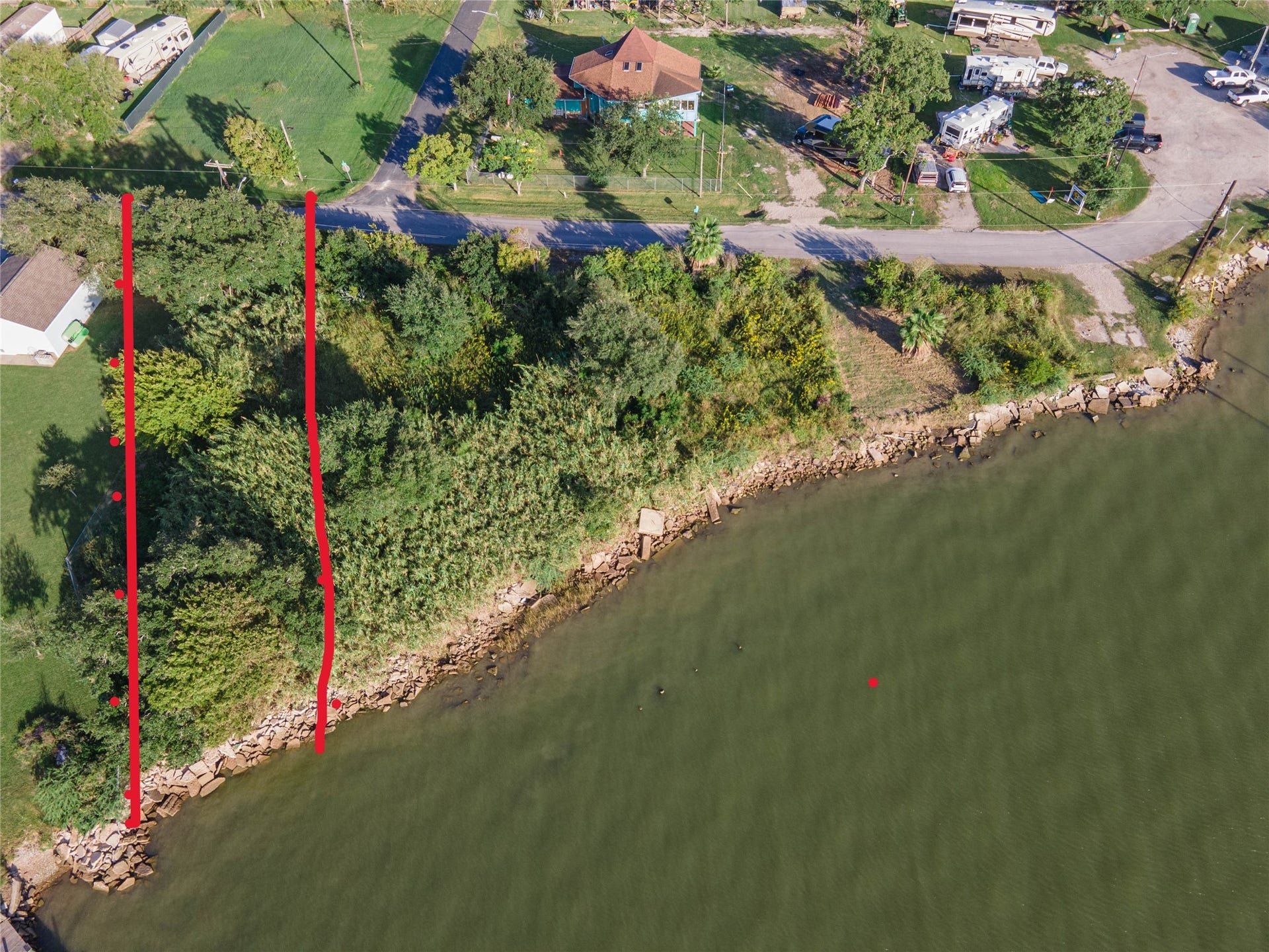 00 12th, San Leon, TX 77539 This photo is just a line drawing to show approx where lot 2 is