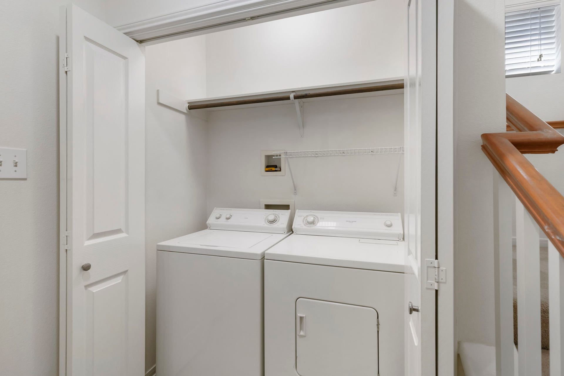 Washer and dryer included!