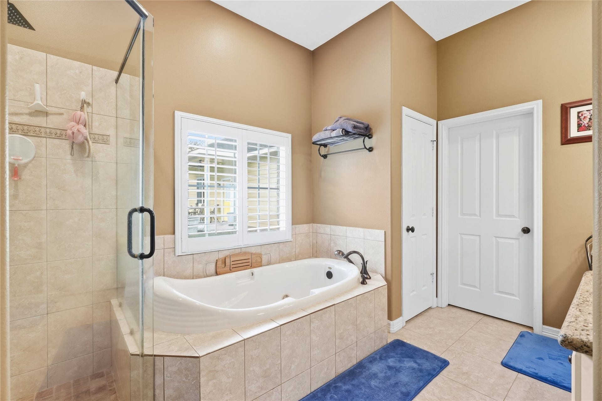 29101 Fm 1736 Road, Hempstead, TX 77445 PRIMARY BATH WITH CUSTOM LUXURY JACUZZI STYLE TUB AND SEPARATE SHOWER